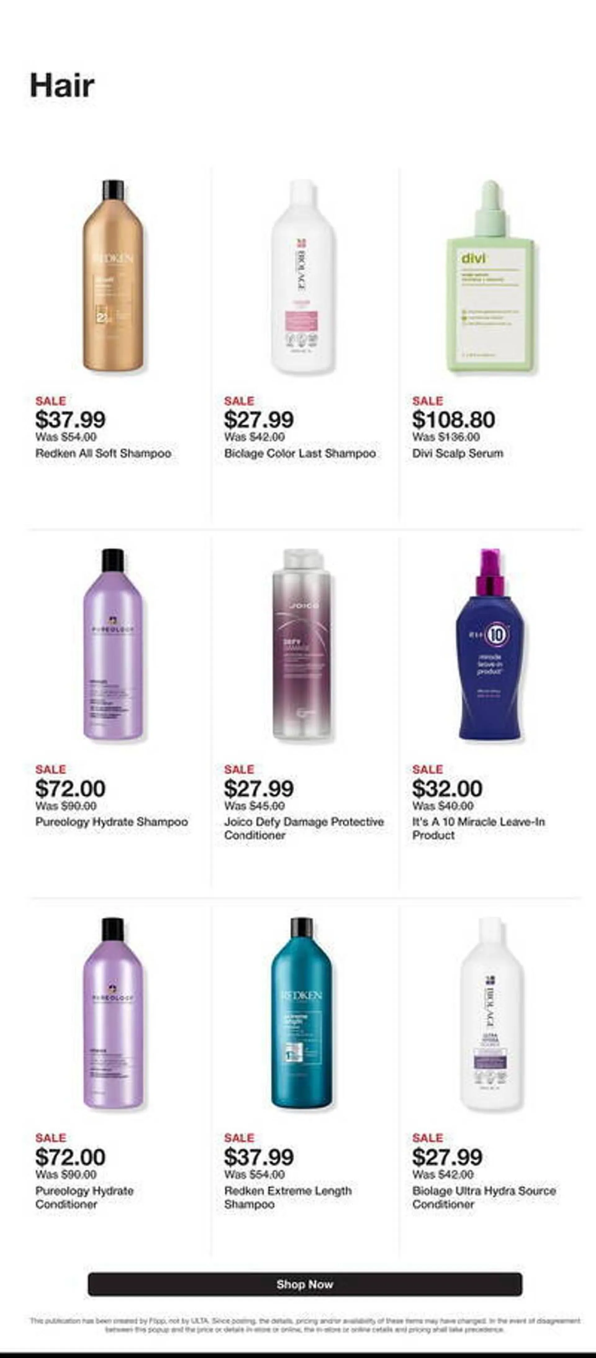 Weekly ad Ulta Beauty Weekly Ad from January 6 to January 12 2025 - Page 4