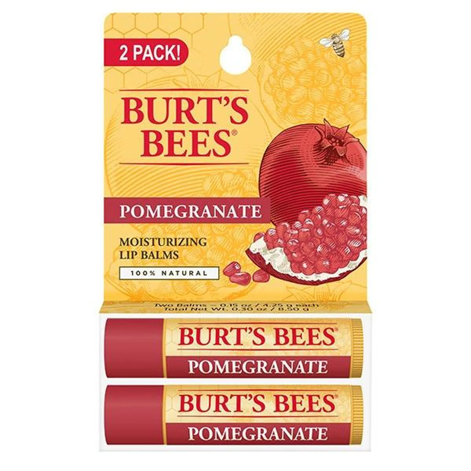 Pomegranate Lip Balm-Two Pack