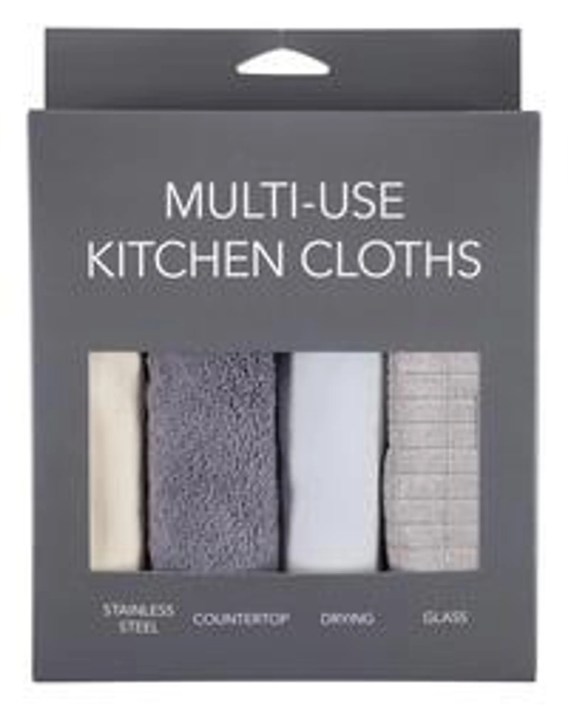 15" x 18" 4-Piece Microfiber Cleaning Cloths