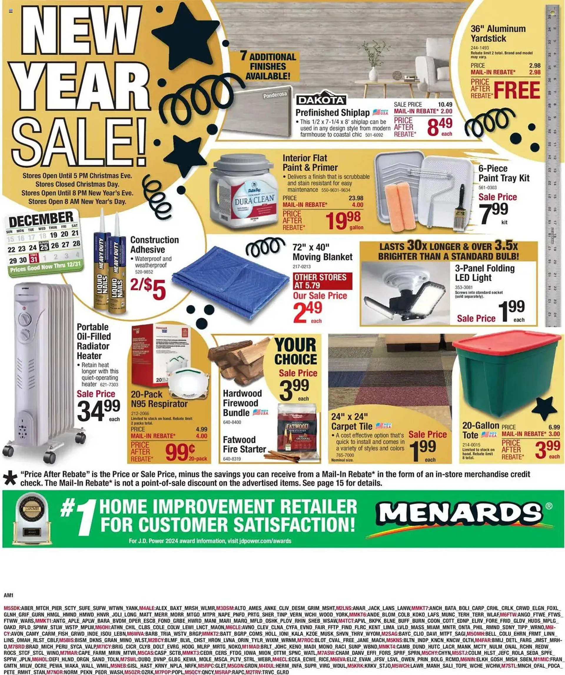 Menards Weekly Ad - 1