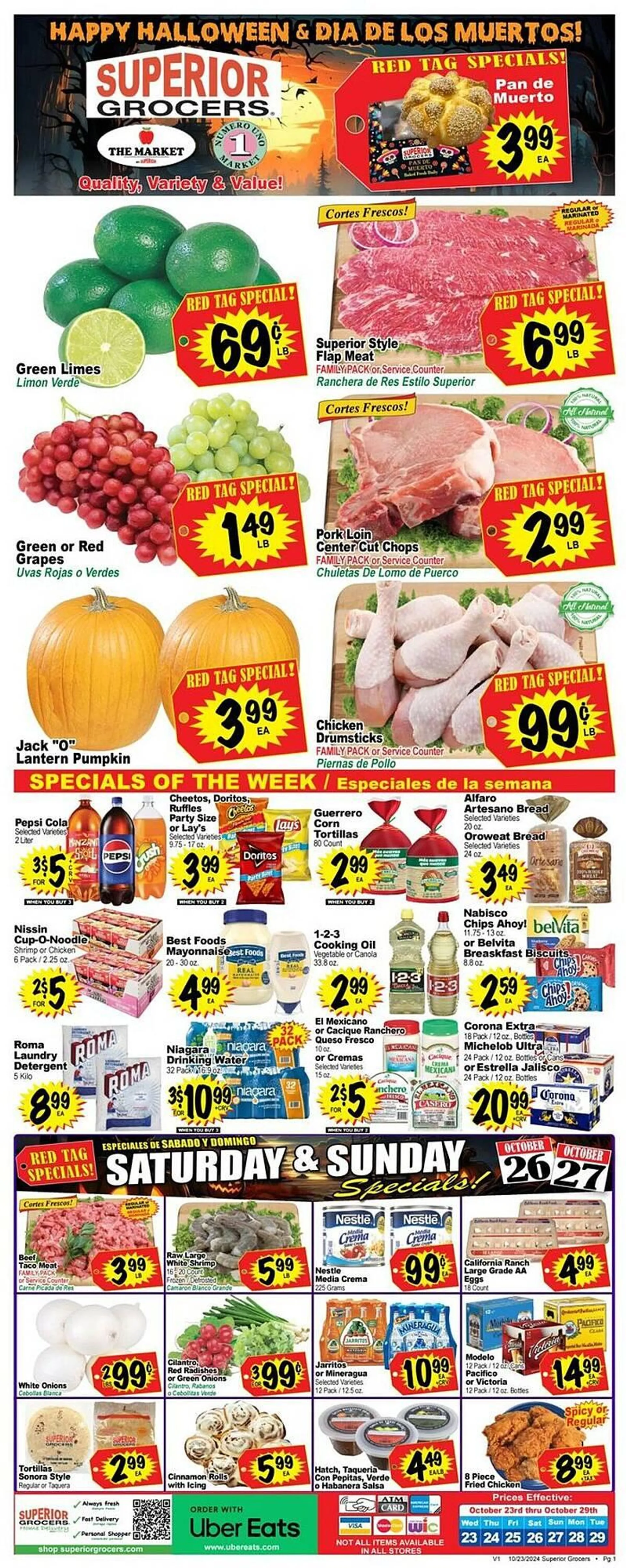 Superior Grocers Weekly Ad - 1