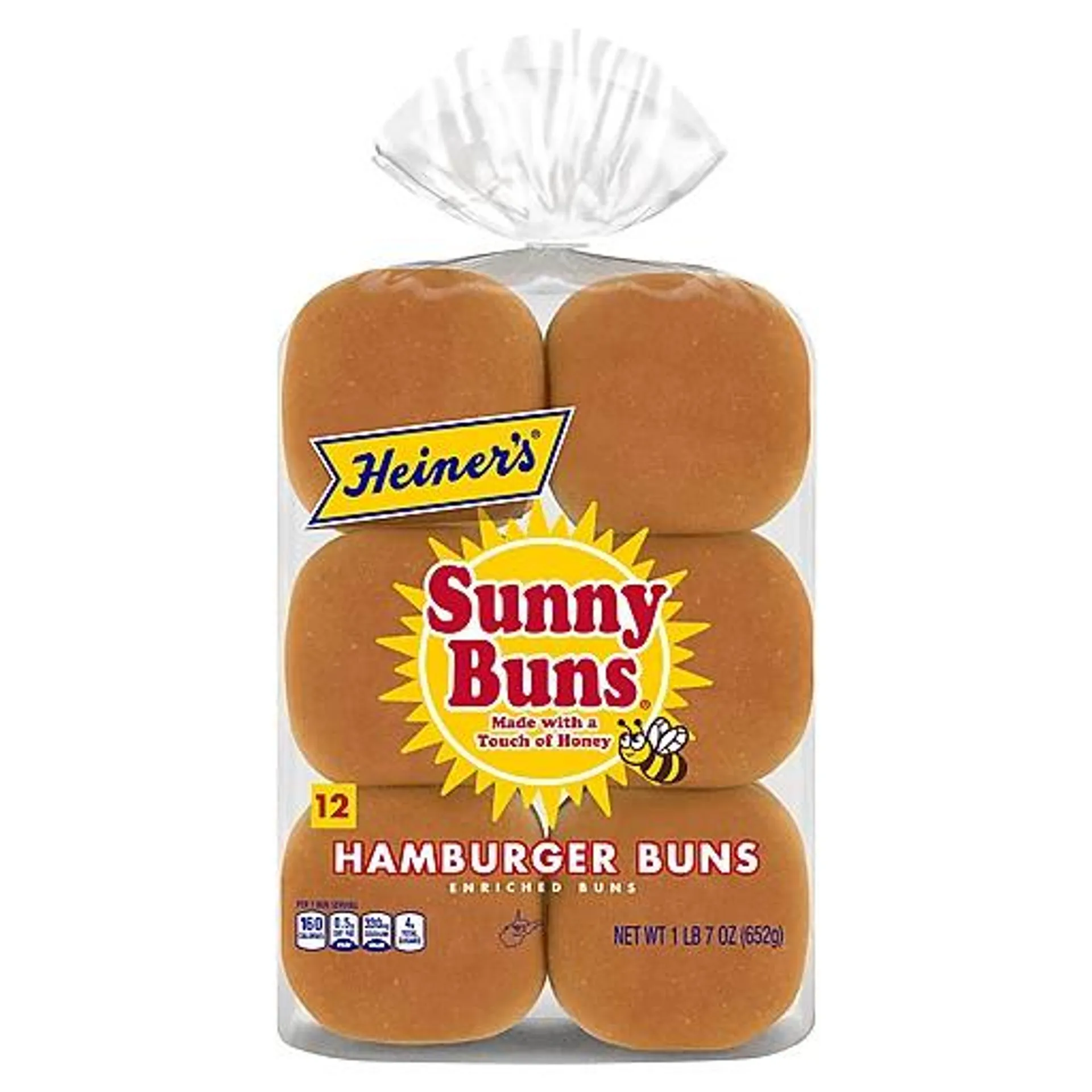 Heiner's Hamburger Buns 12 Ea