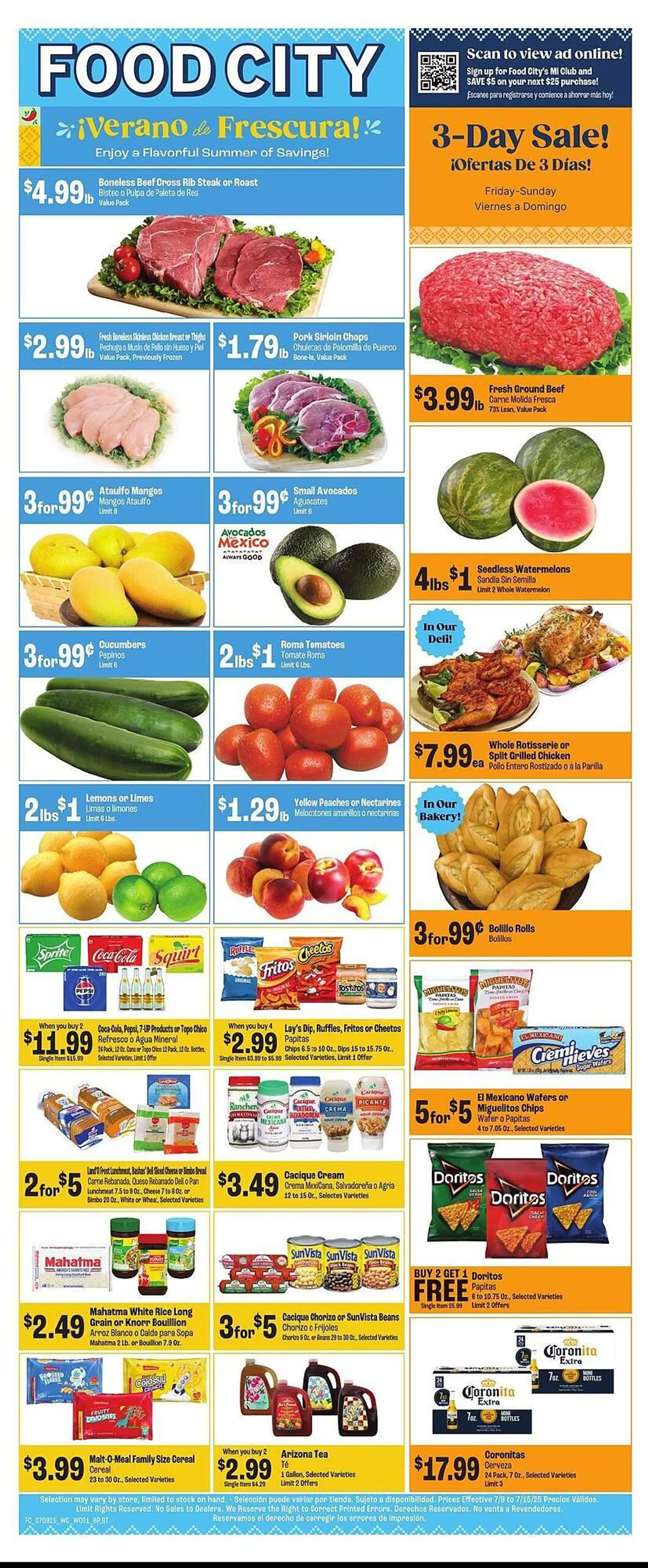 Weekly ad Food City Weekly Ad from July 9 to July 16 2025 - Page 1