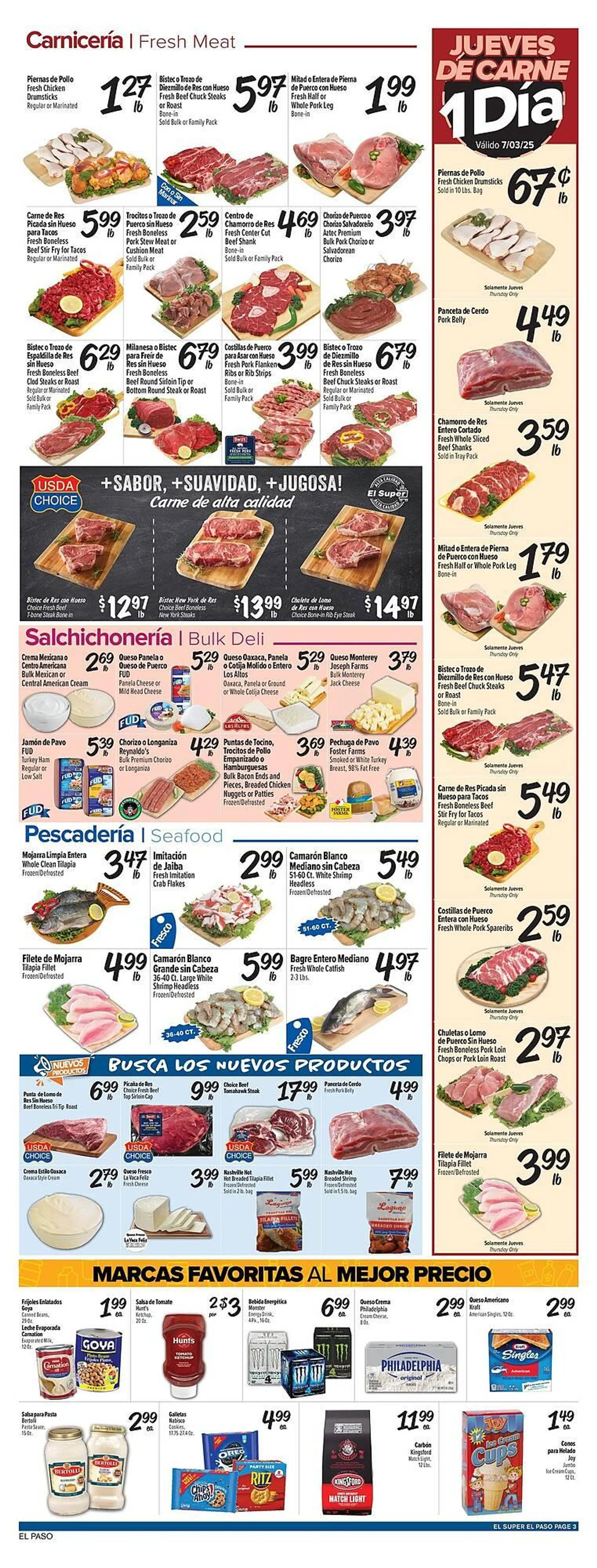 Weekly ad El Super Weekly Ad from July 2 to July 8 2025 - Page 3