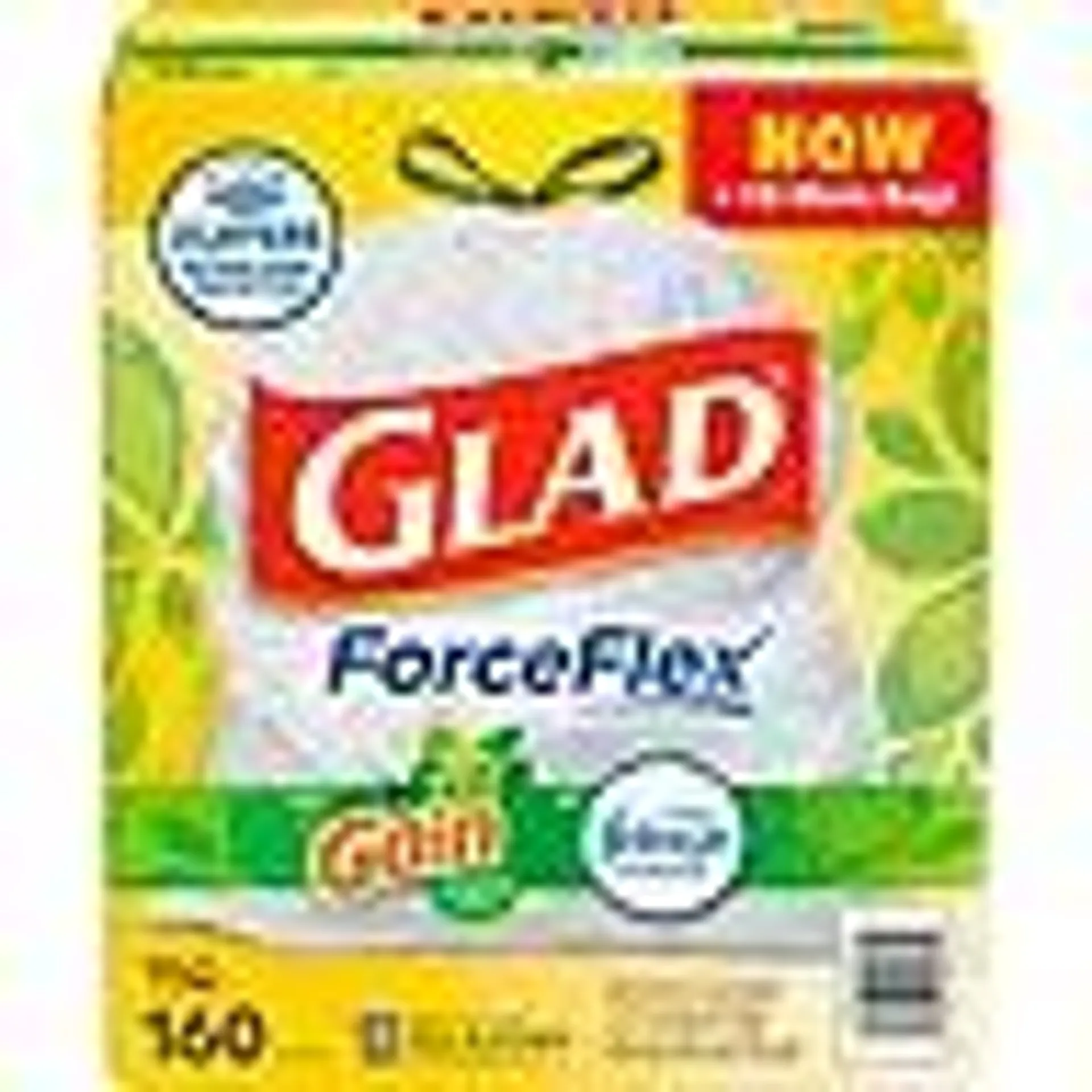 Glad ForceFlex Tall Kitchen Trash Bags, Gain Original Scent + Febreze, 13 gal., 160 ct.