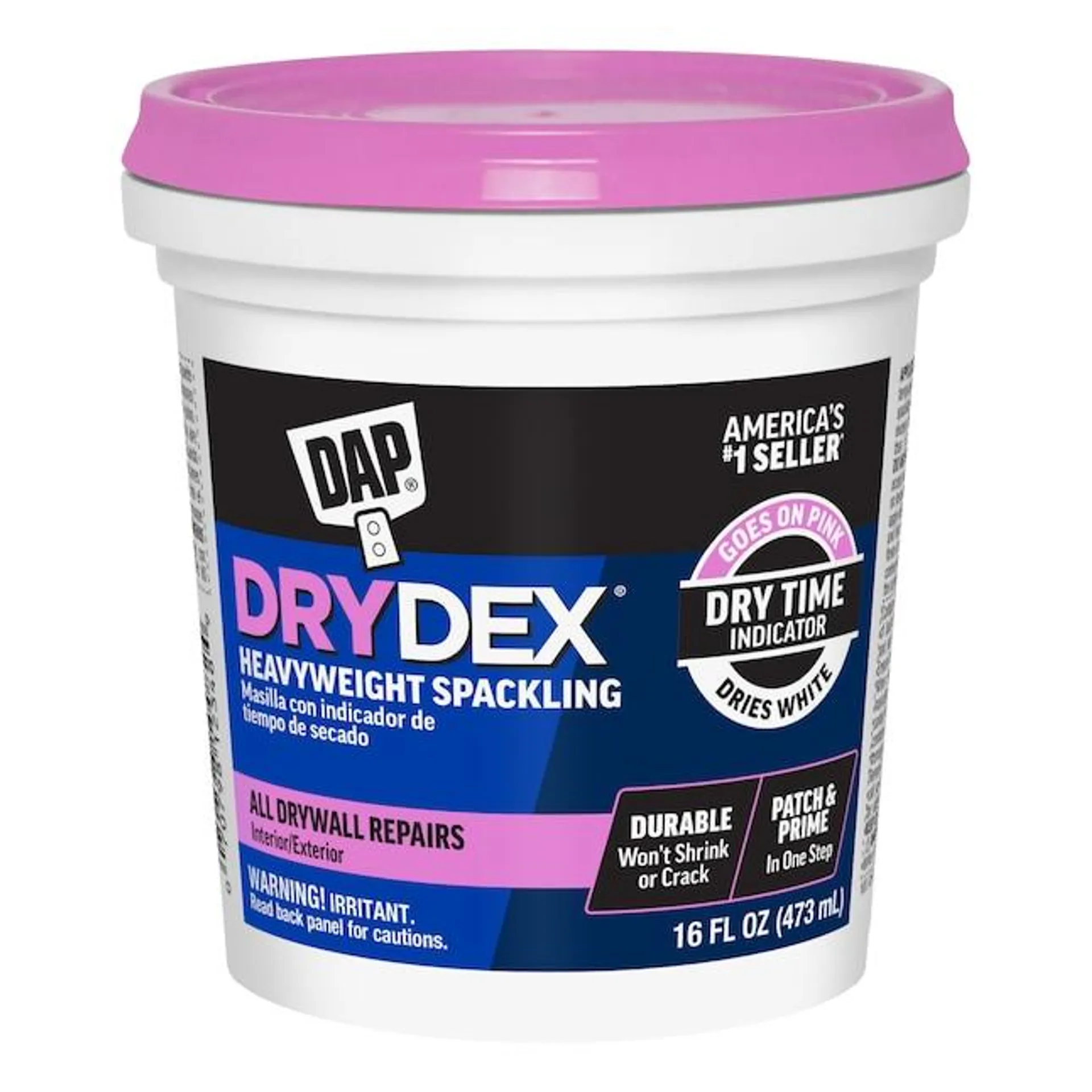 DAP DryDex 16-fl oz Color-changing Interior/Exterior White Spackling