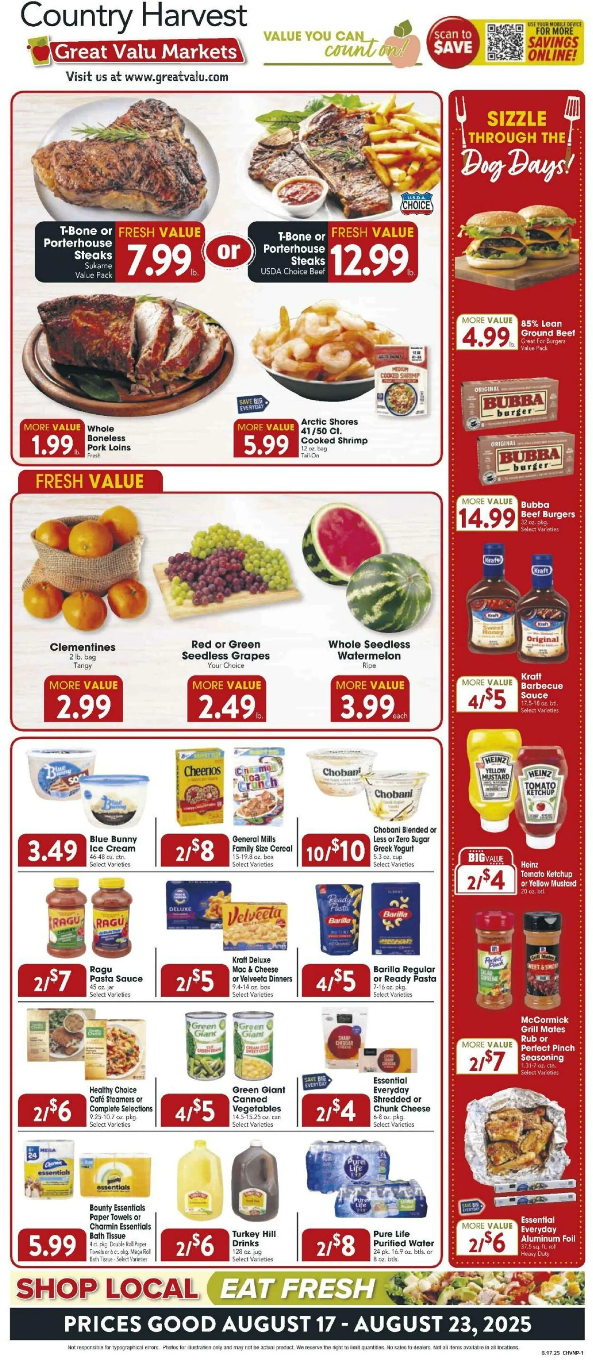 Weekly ad Farm Fresh from August 17 to August 23 2025 - Page 1