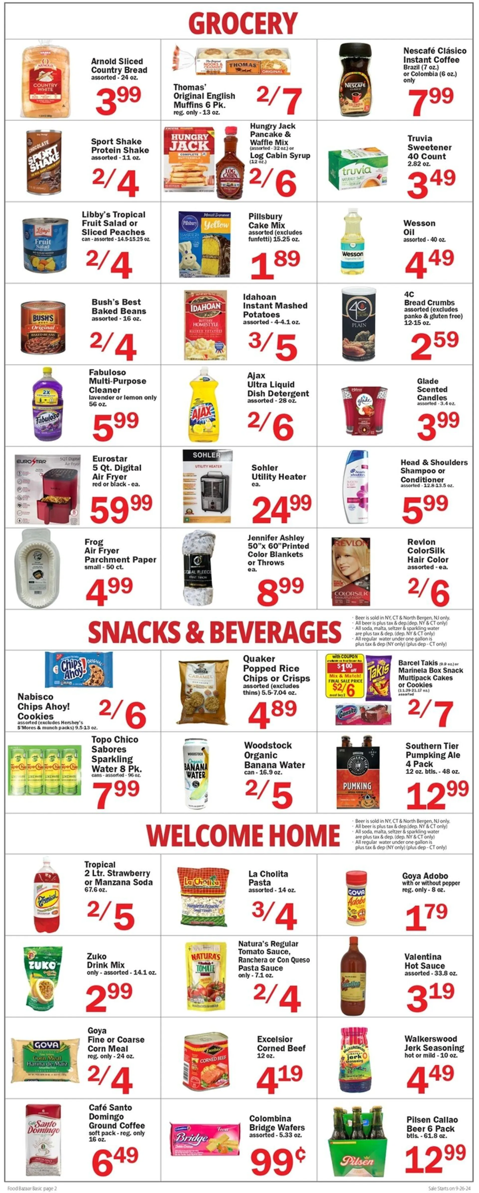 Weekly ad Food Bazaar Current weekly ad from September 26 to October 2 2024 - Page 2