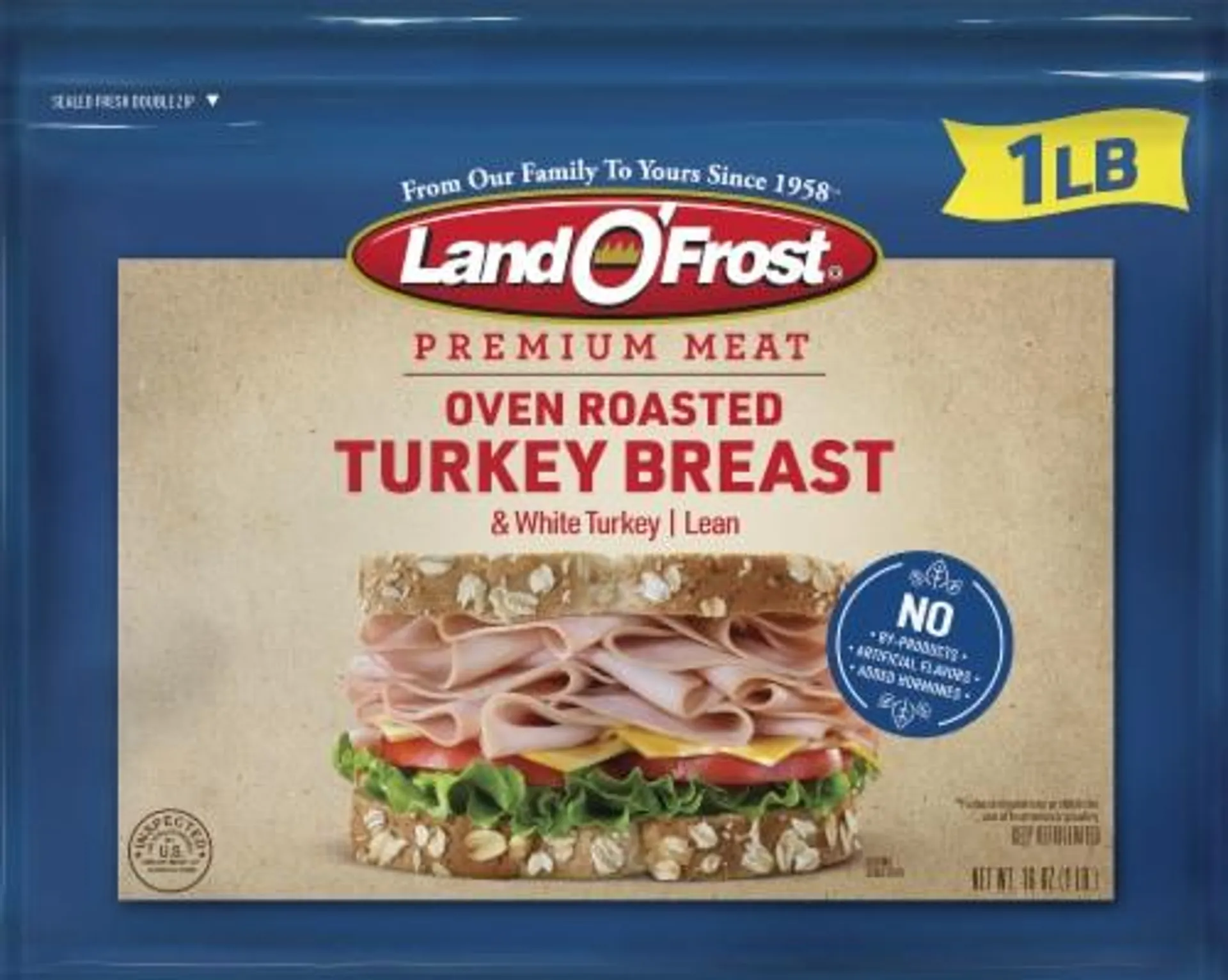 Land O' Frost Premium Oven Roasted Turkey Breast Lunch Meat