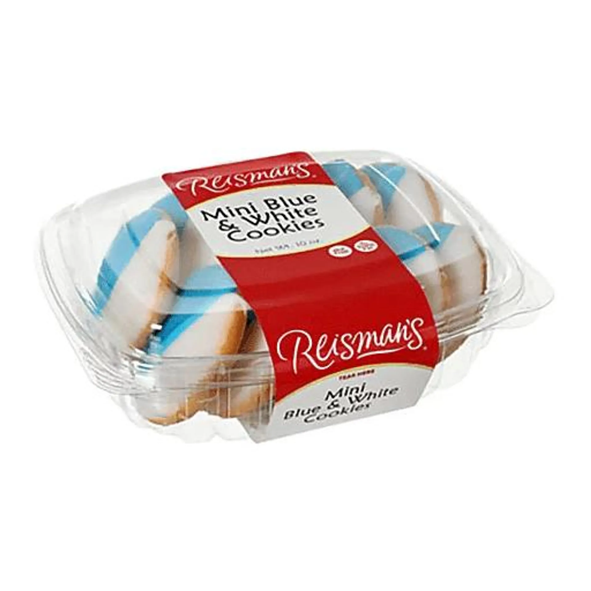 Reisman's Mini Blue and White Cookies