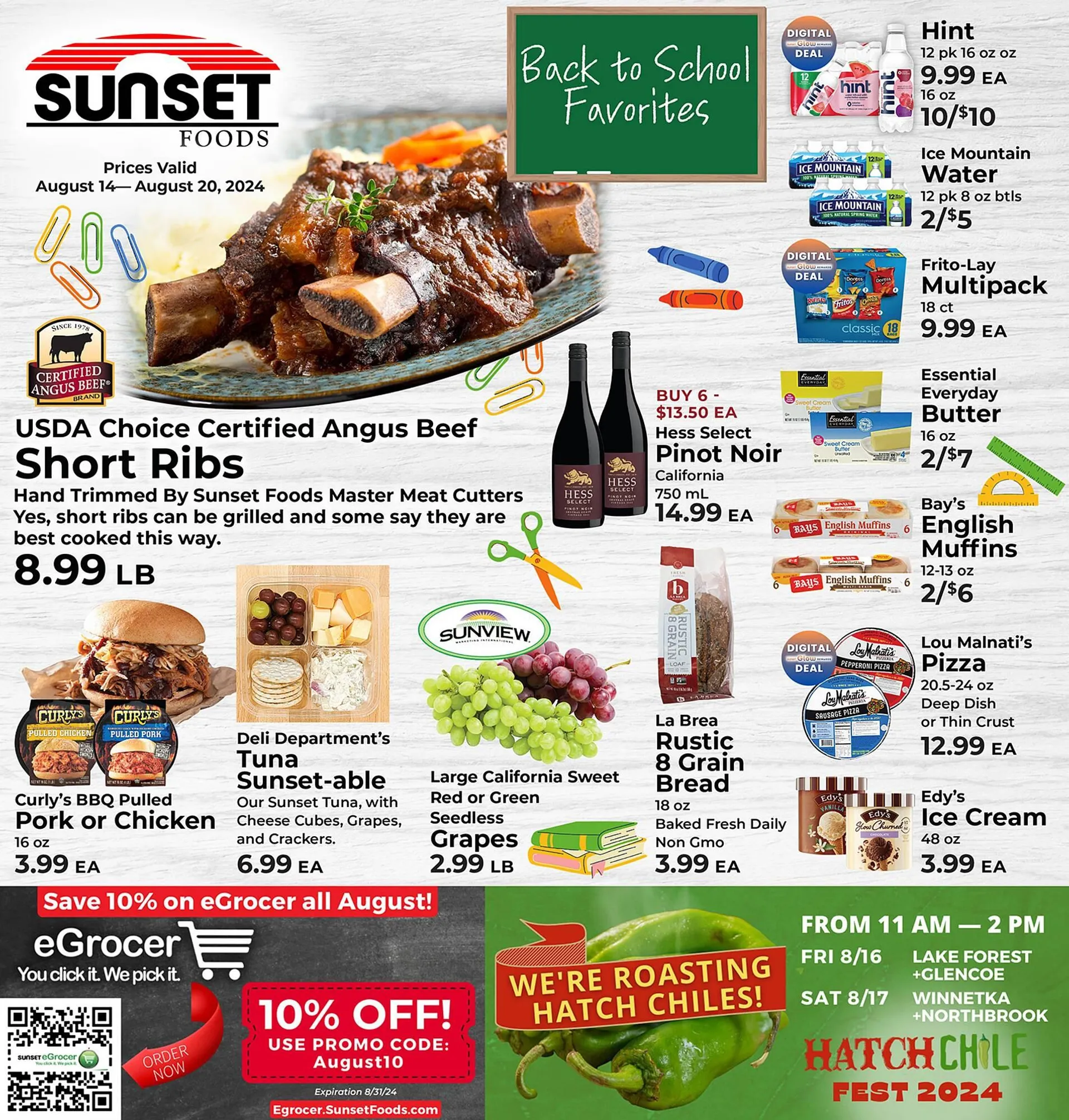 Sunset Foods Weekly Ad - 1