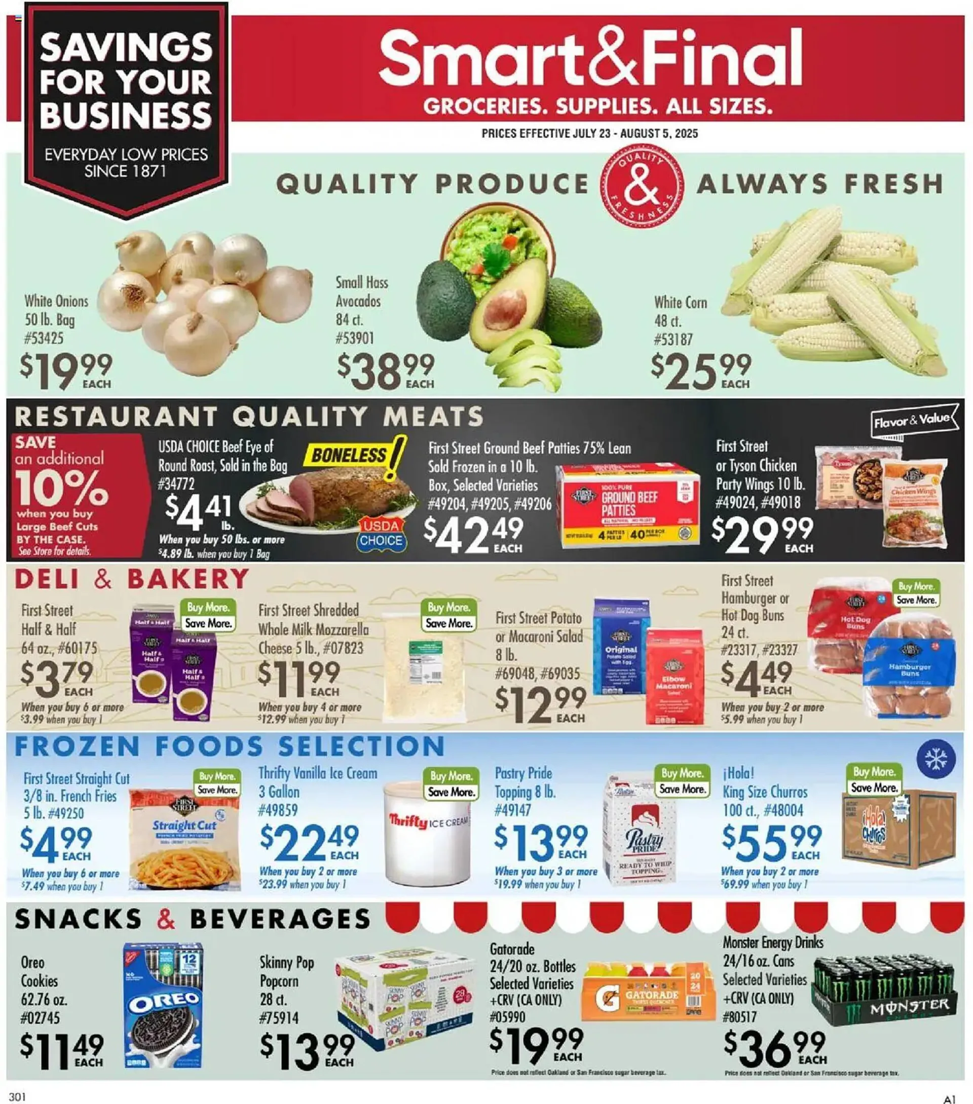 Weekly ad Smart & Final Weekly Ad from July 23 to August 5 2025 - Page 1