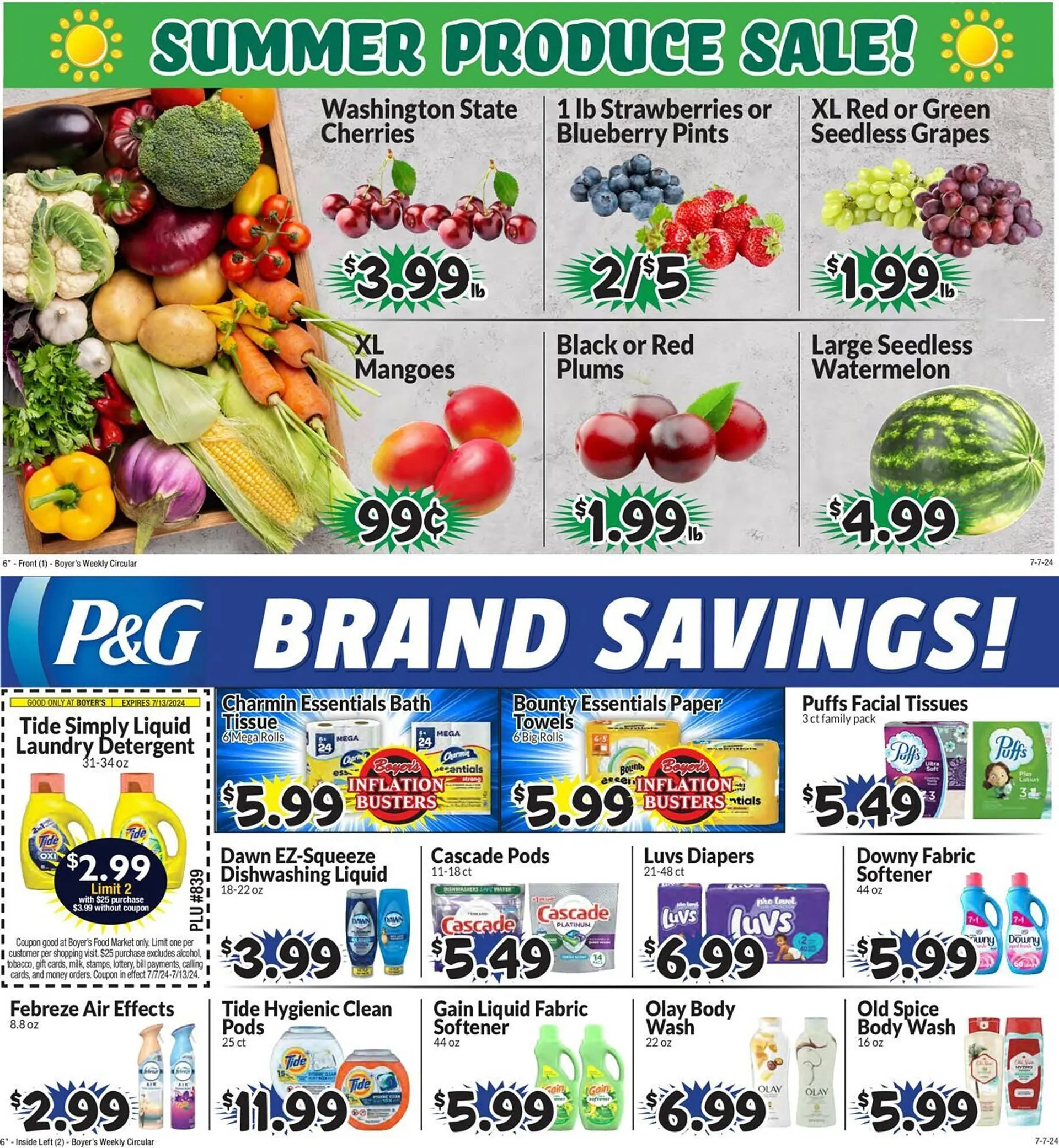 Boyers Food Markets Weekly Ad - 1