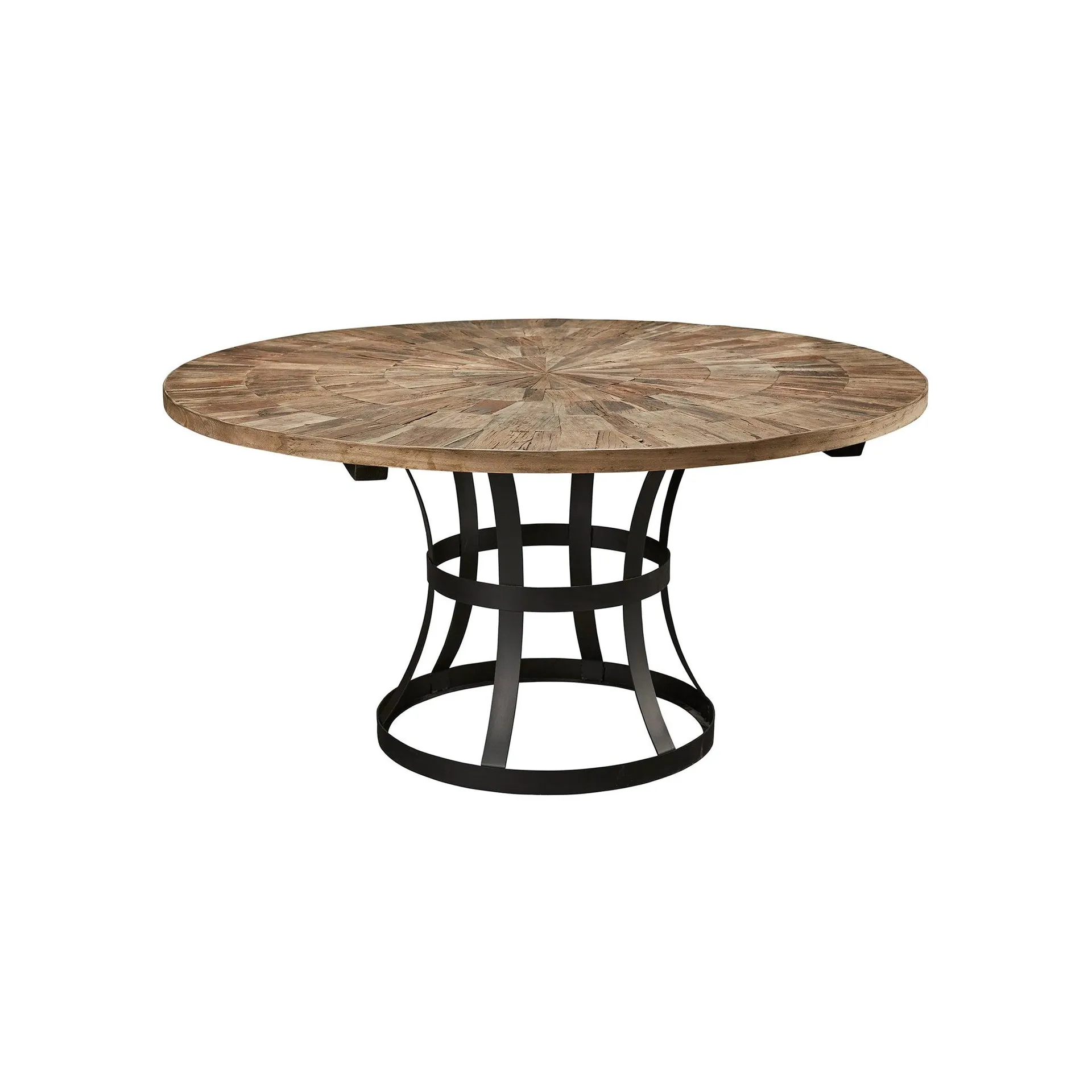 Round Wood Top Bistro Table