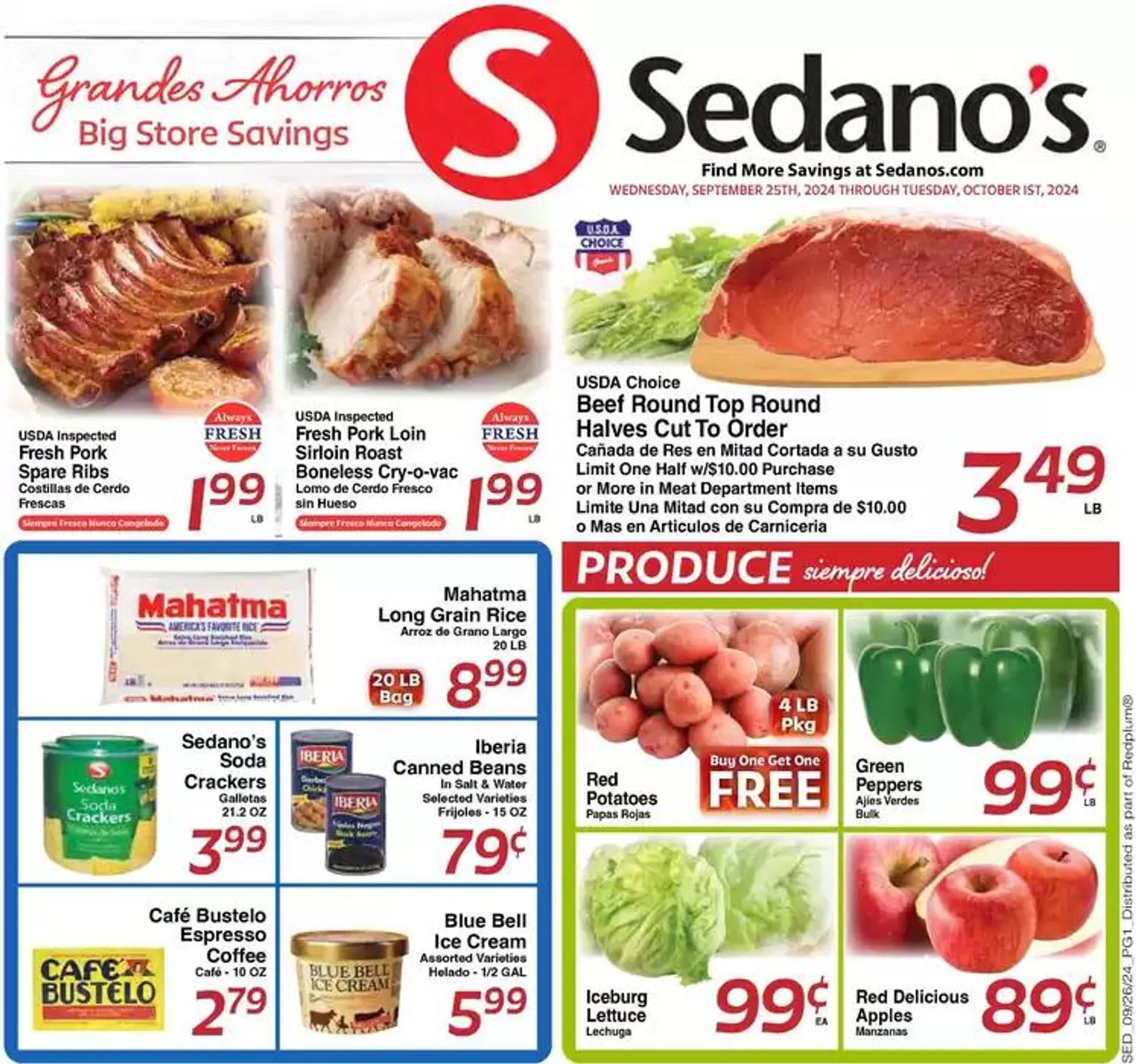 Sedanos weekly ad - 1