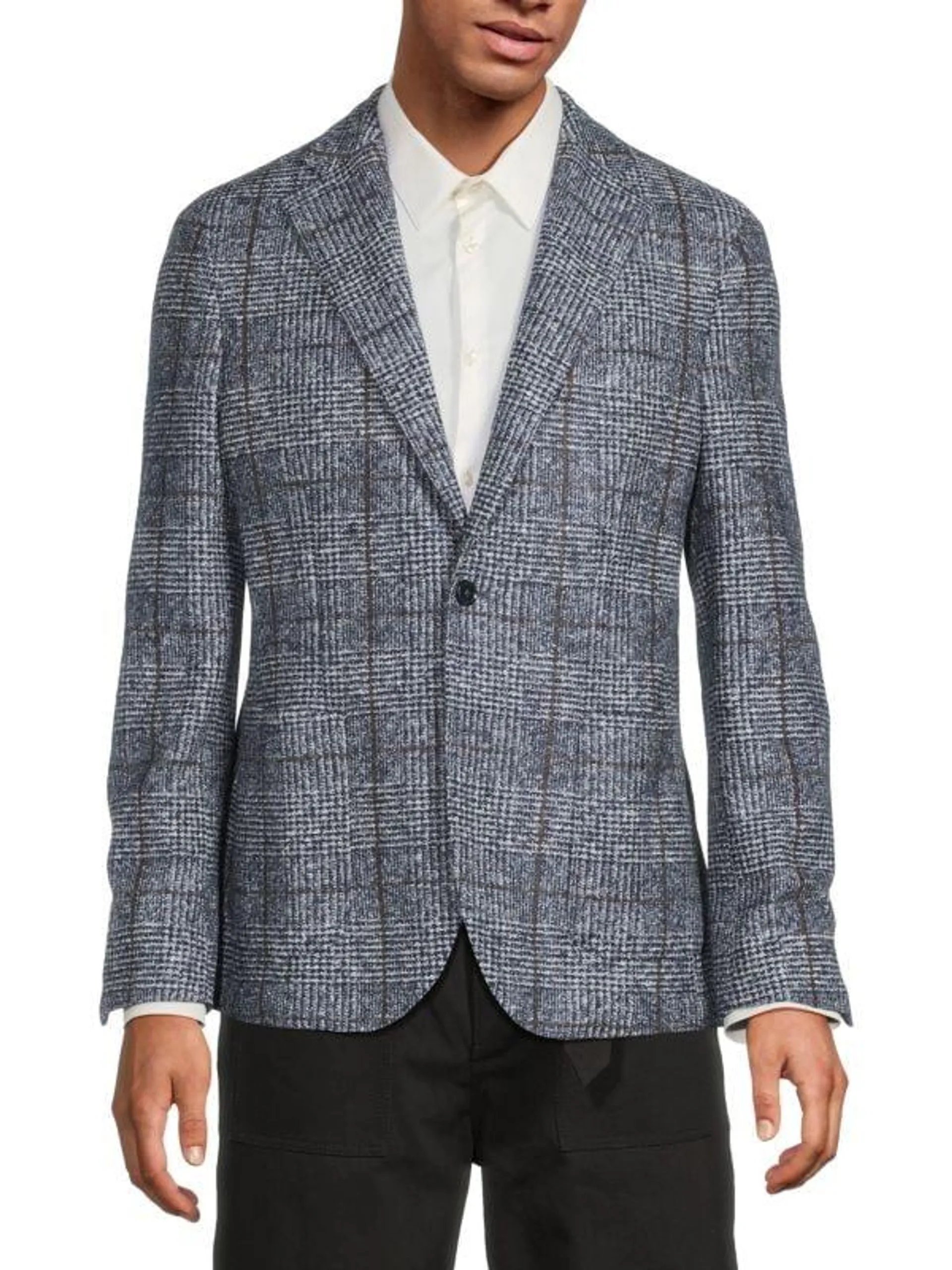 Glen Plaid Blazer