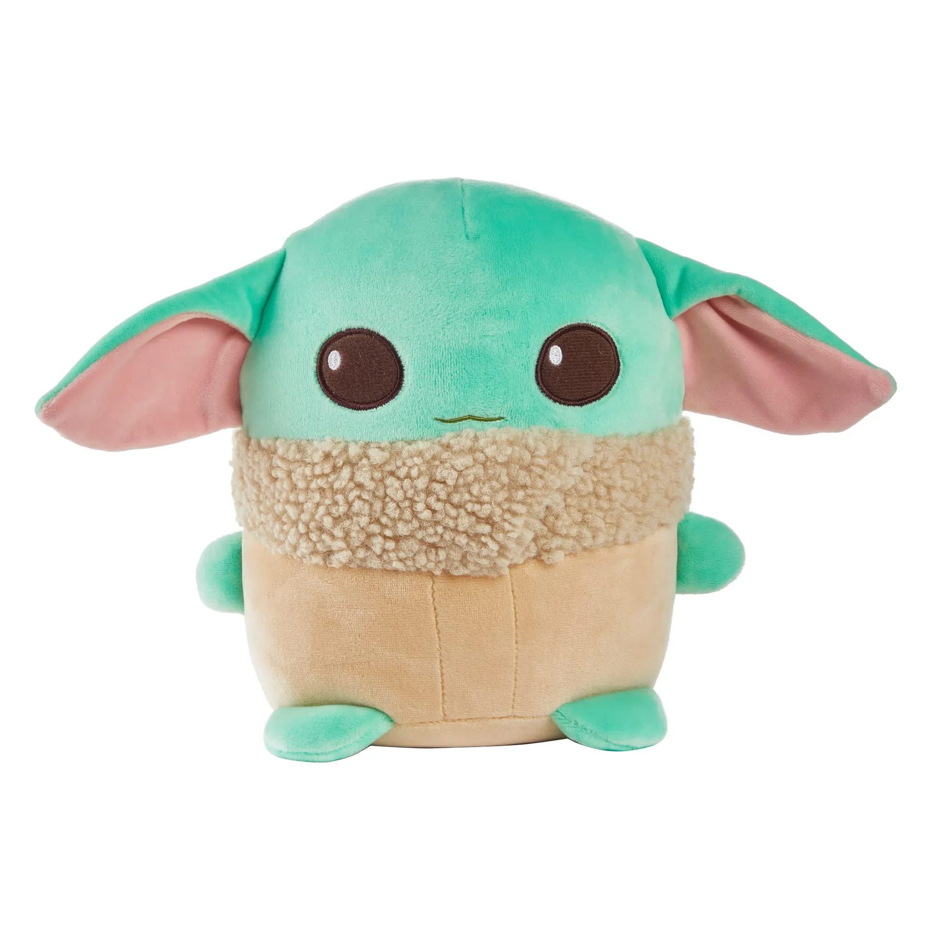 Star Wars Cuutopia Plush Grogu, 10-In Soft Rounded Pillow Doll, Collectible Superhero Stuffed Animal