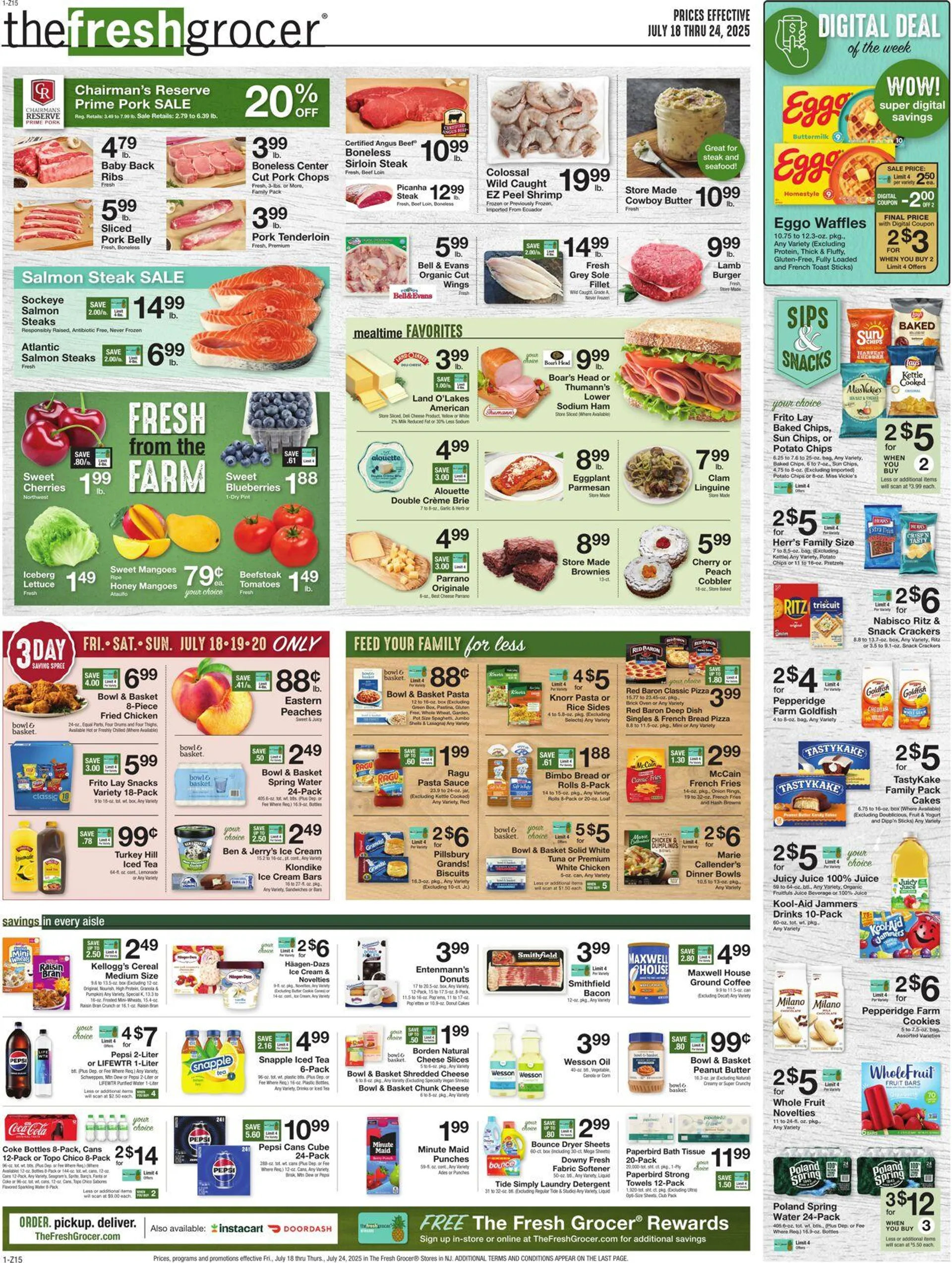 Weekly ad Gerrity's Supermarkets Current weekly ad from July 17 to July 24 2025 - Page 1