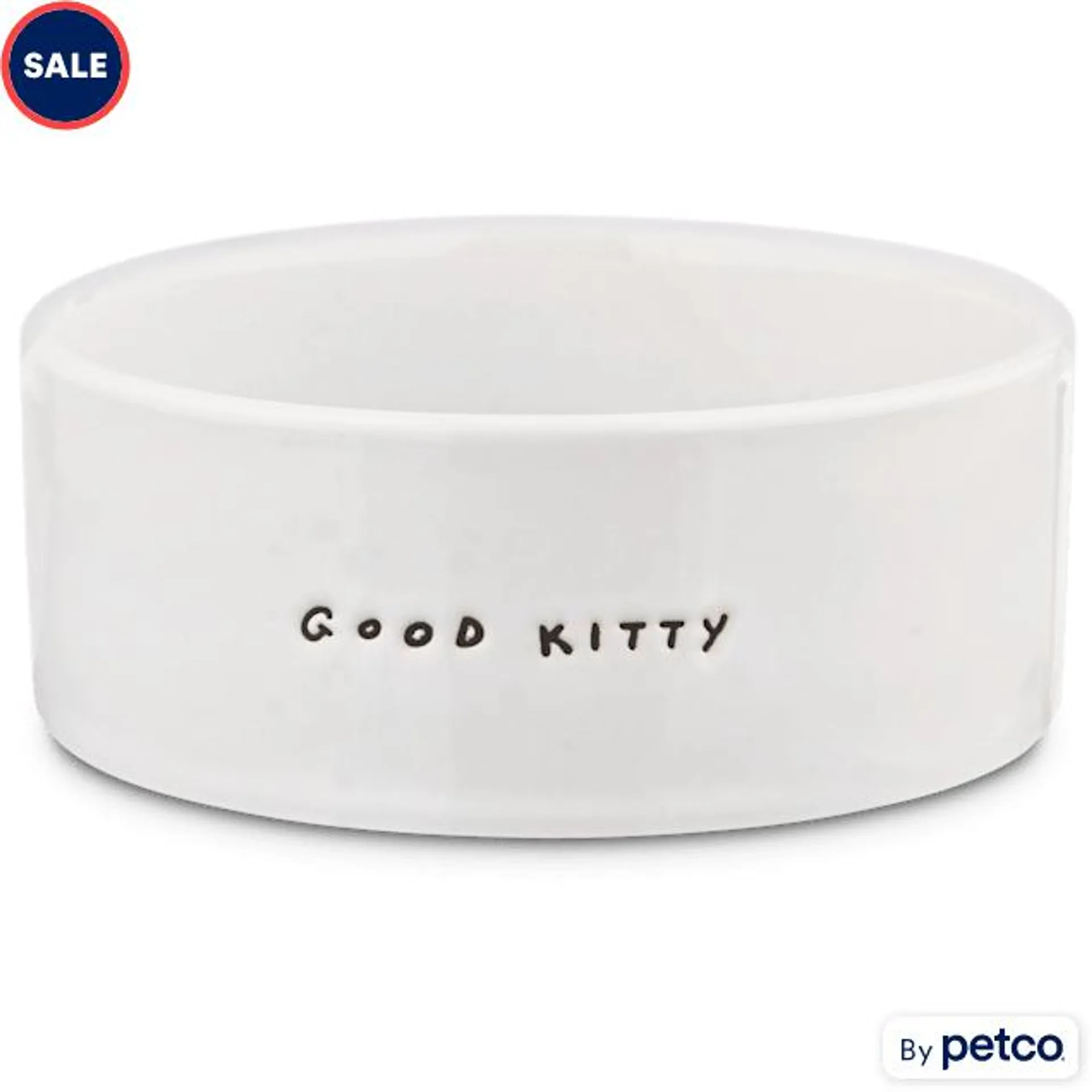 Harmony Good Kitty Ceramic Cat Bowl, 1 Cup