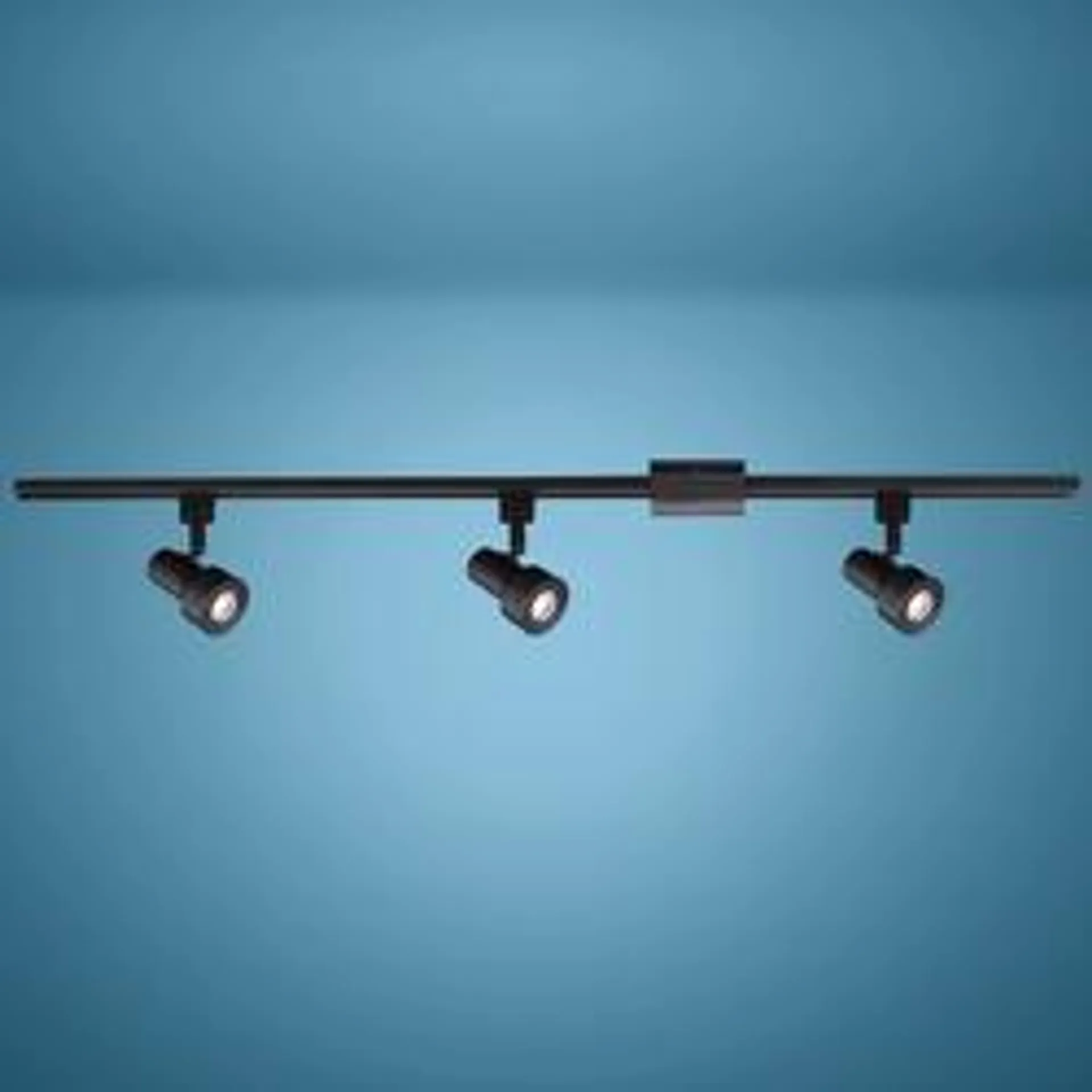 Patriot Lighting® Step Light 3-Light Black LED Track Lighting Set