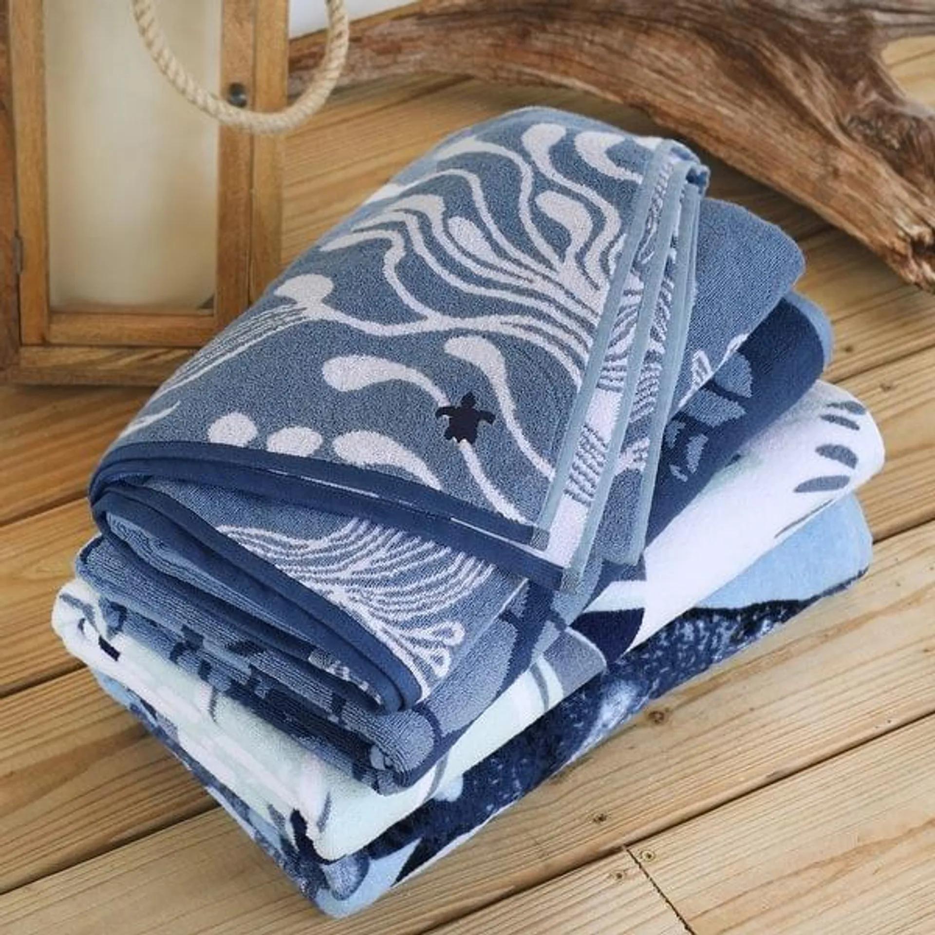 Seakeeper Beach Towels 80% Cotton and 20% SEAQUAL