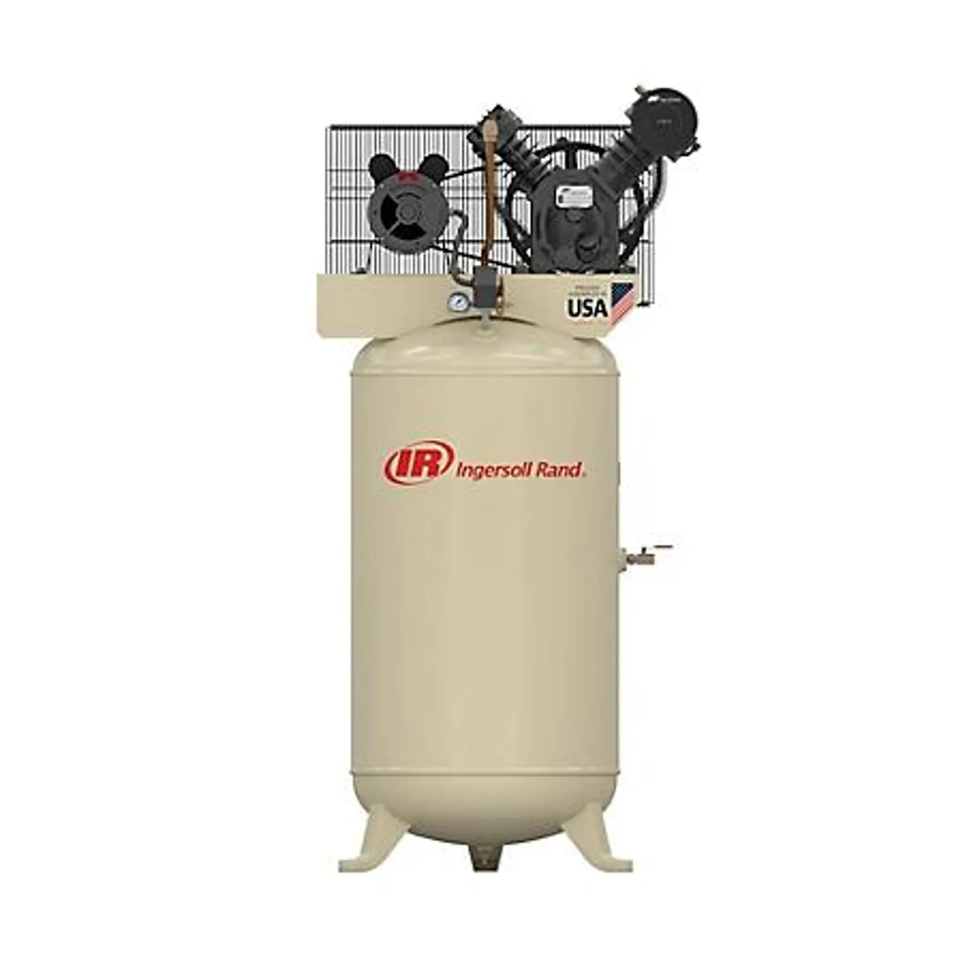 Ingersoll Rand 5 HP 80 gal. 2-Stage Air Compressor, 175 PSI, 200V, 3-Phase