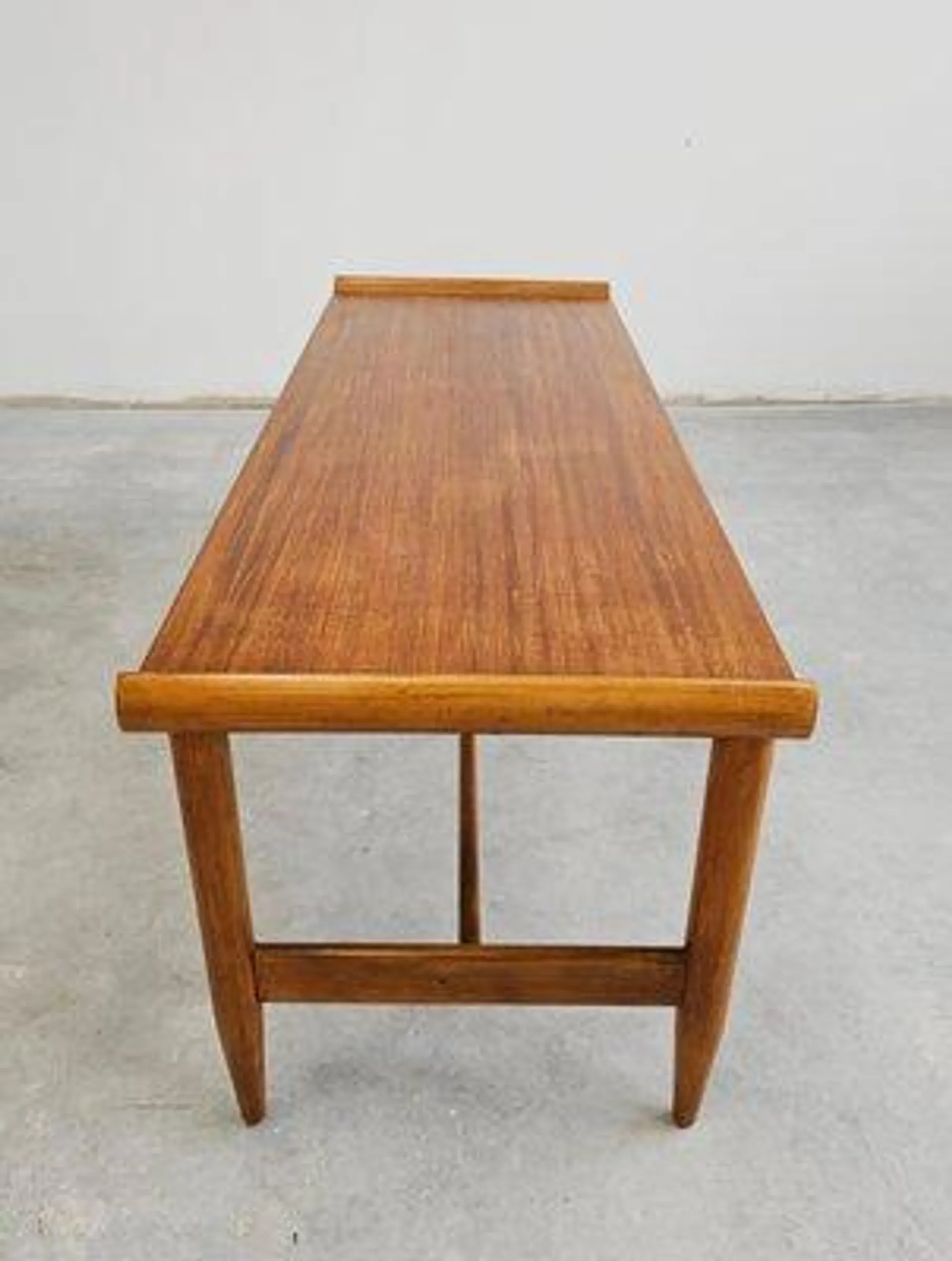 Mid-Century Modern Wood Bench, Germany, 1960s