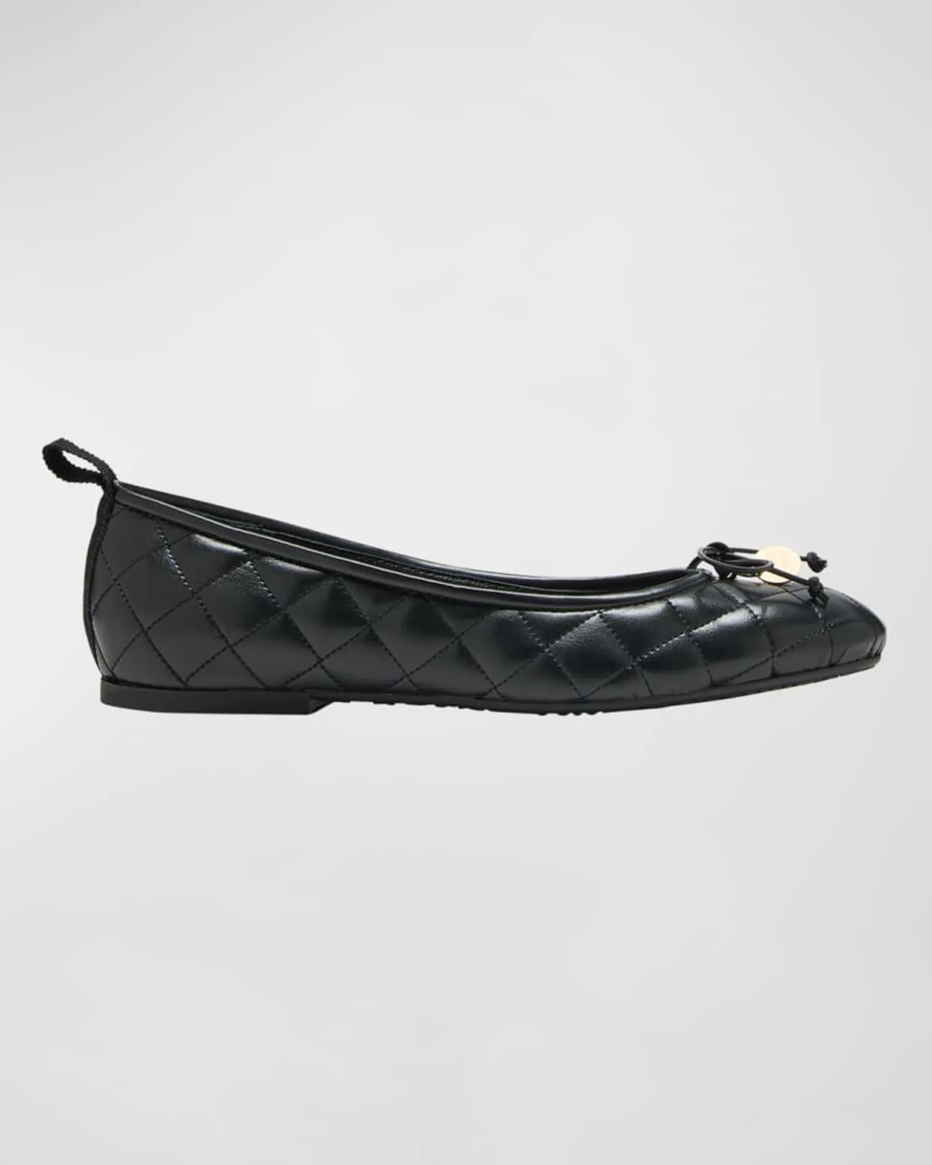 Jodie Quilted Bow Ballerina Flats