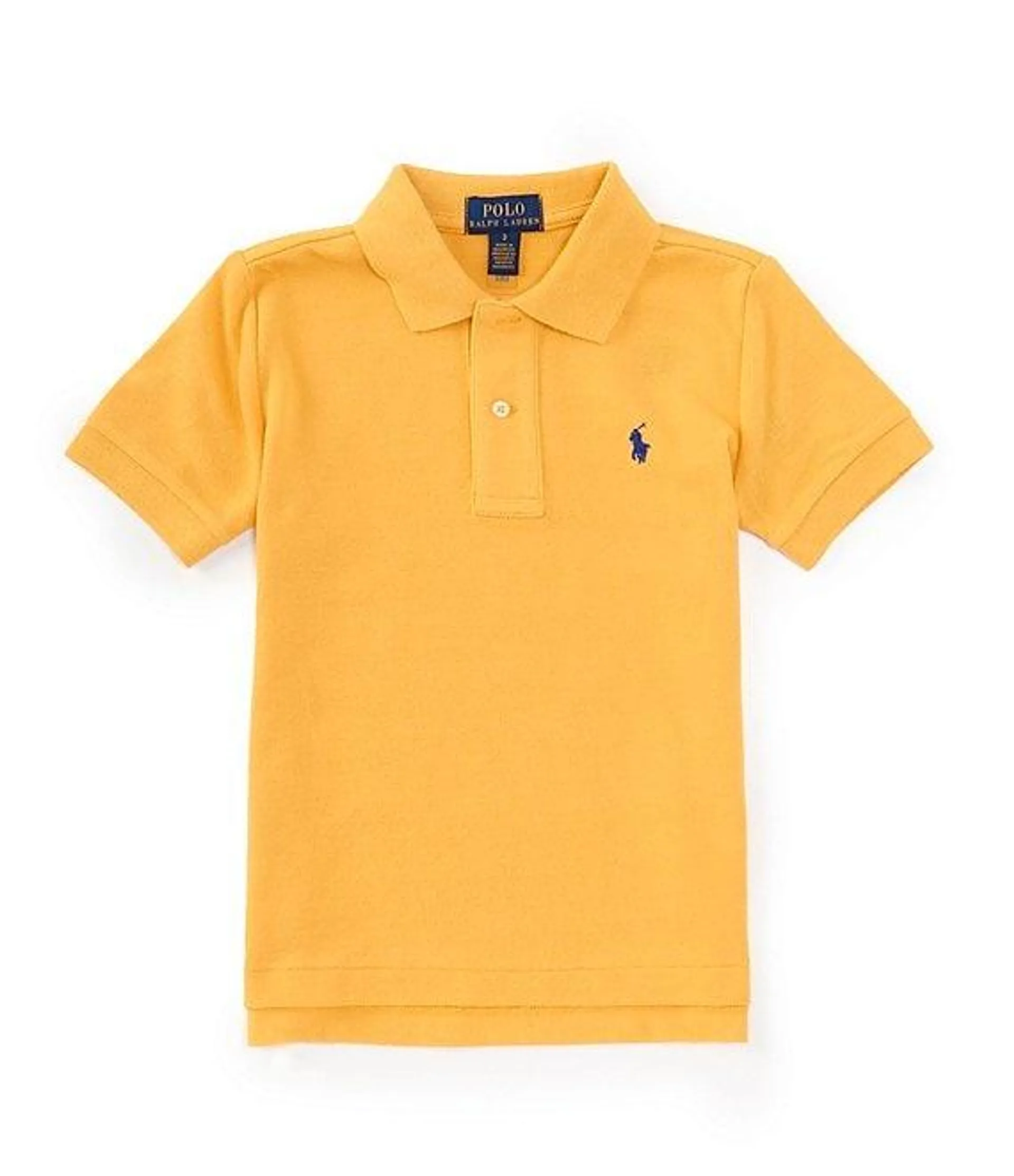 Little Boys 2T-7 Short Sleeve Mesh Polo Shirt