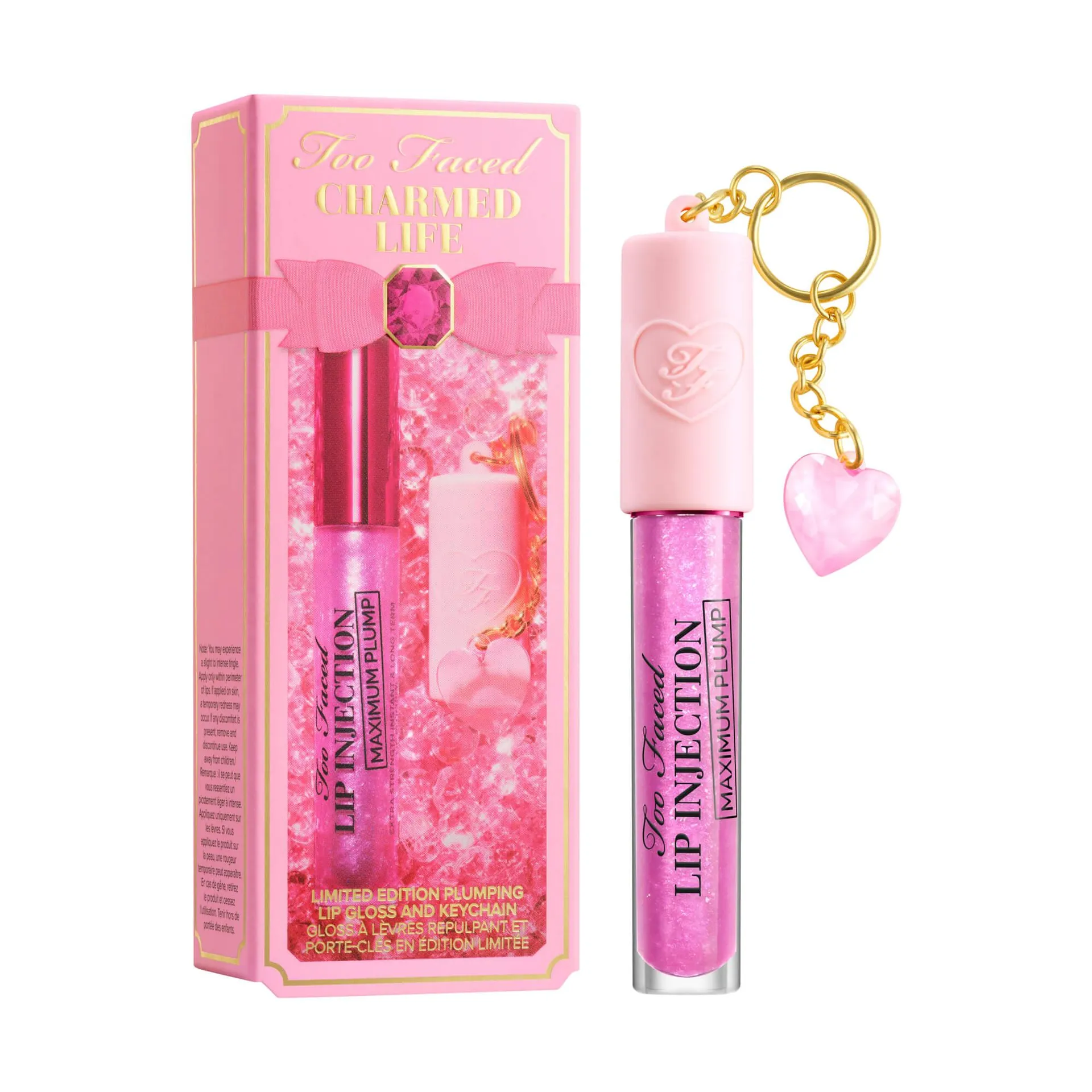 Charmed Life Set: Maximum Plump Lip Gloss & Key Chain