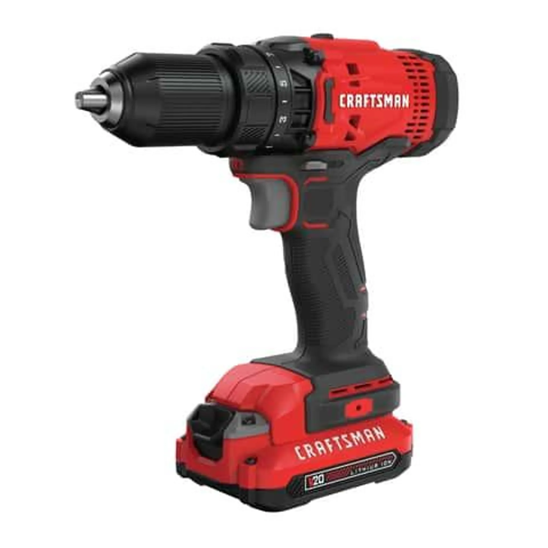 Craftsman V20 1/2 in. Brushed Cordless Drill Kit (Battery & Charger)