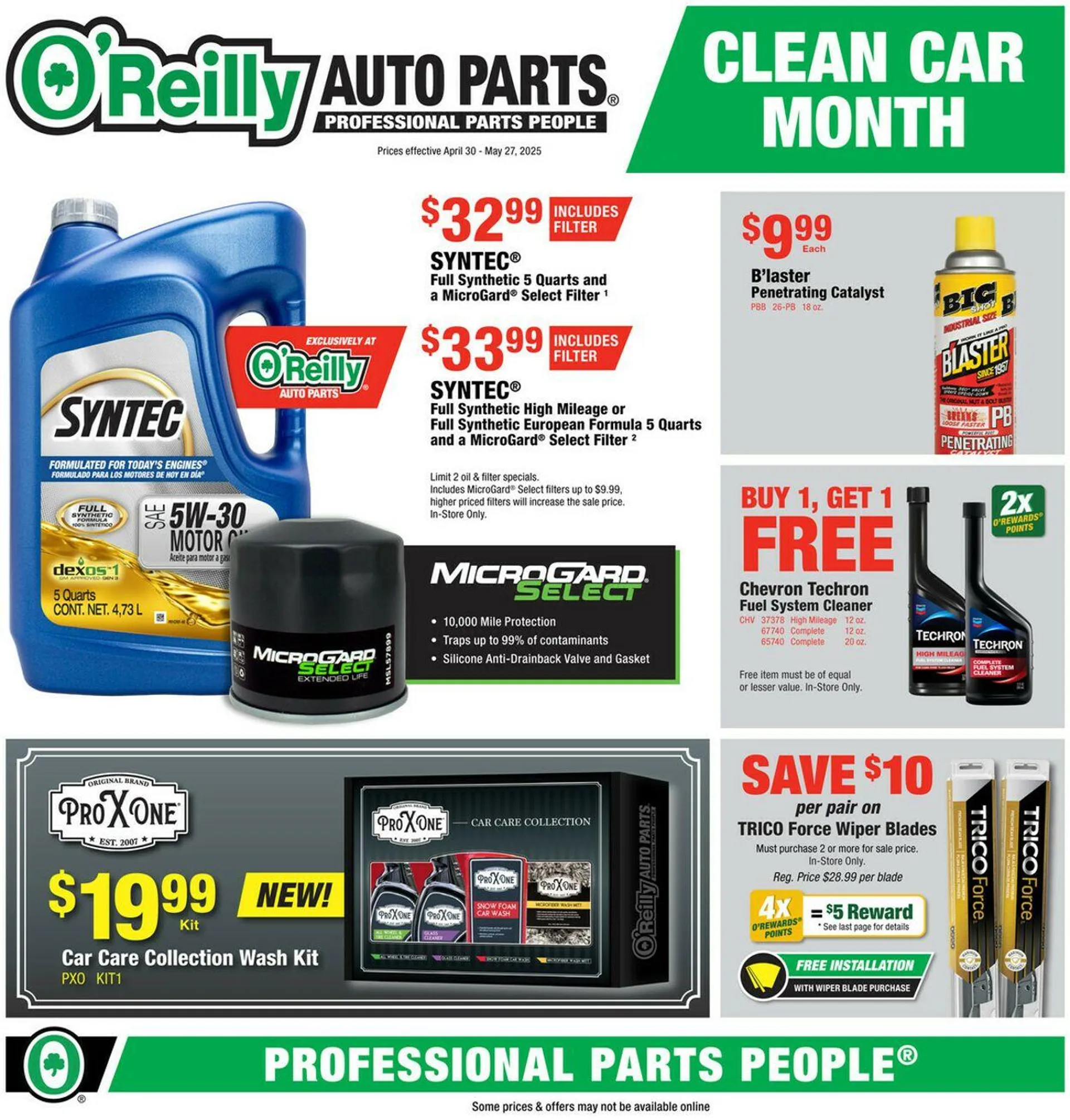 Weekly ad O’Reilly Auto Parts from April 30 to May 28 2025 - Page 2