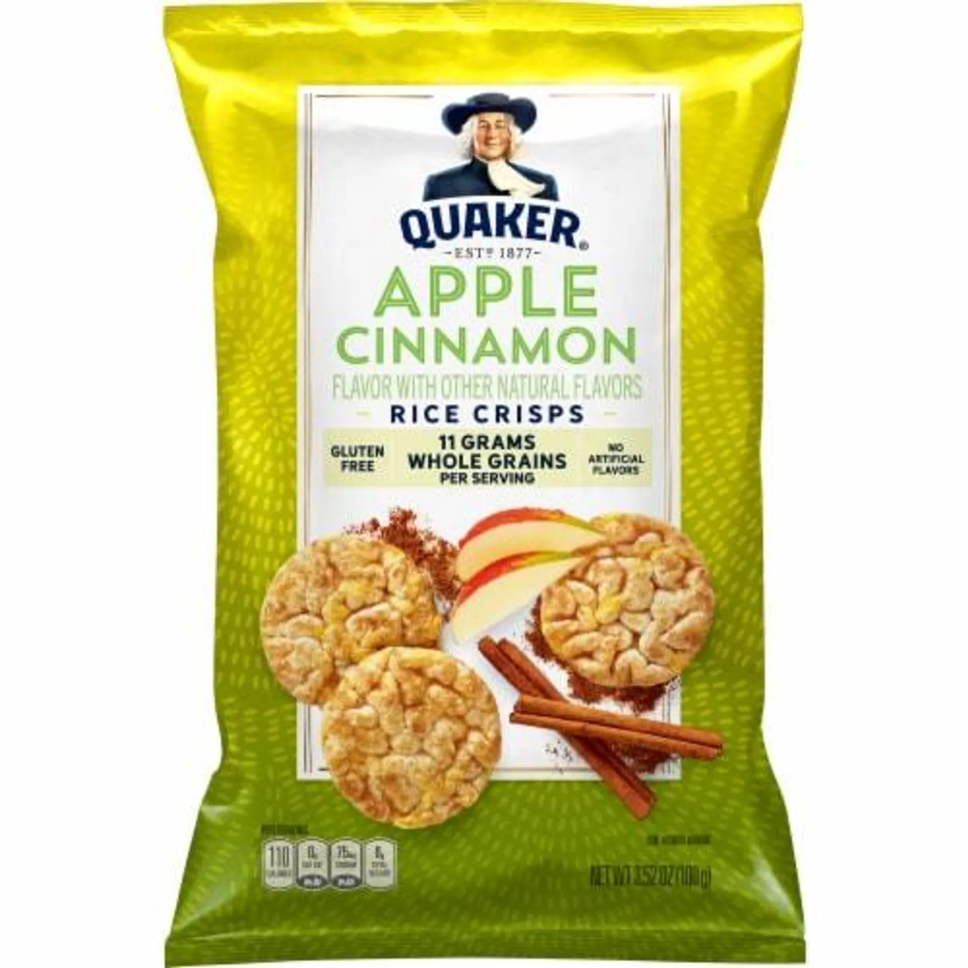 Quaker™ Rice Crisps Apple Cinnamon Flavor Popped Snacks