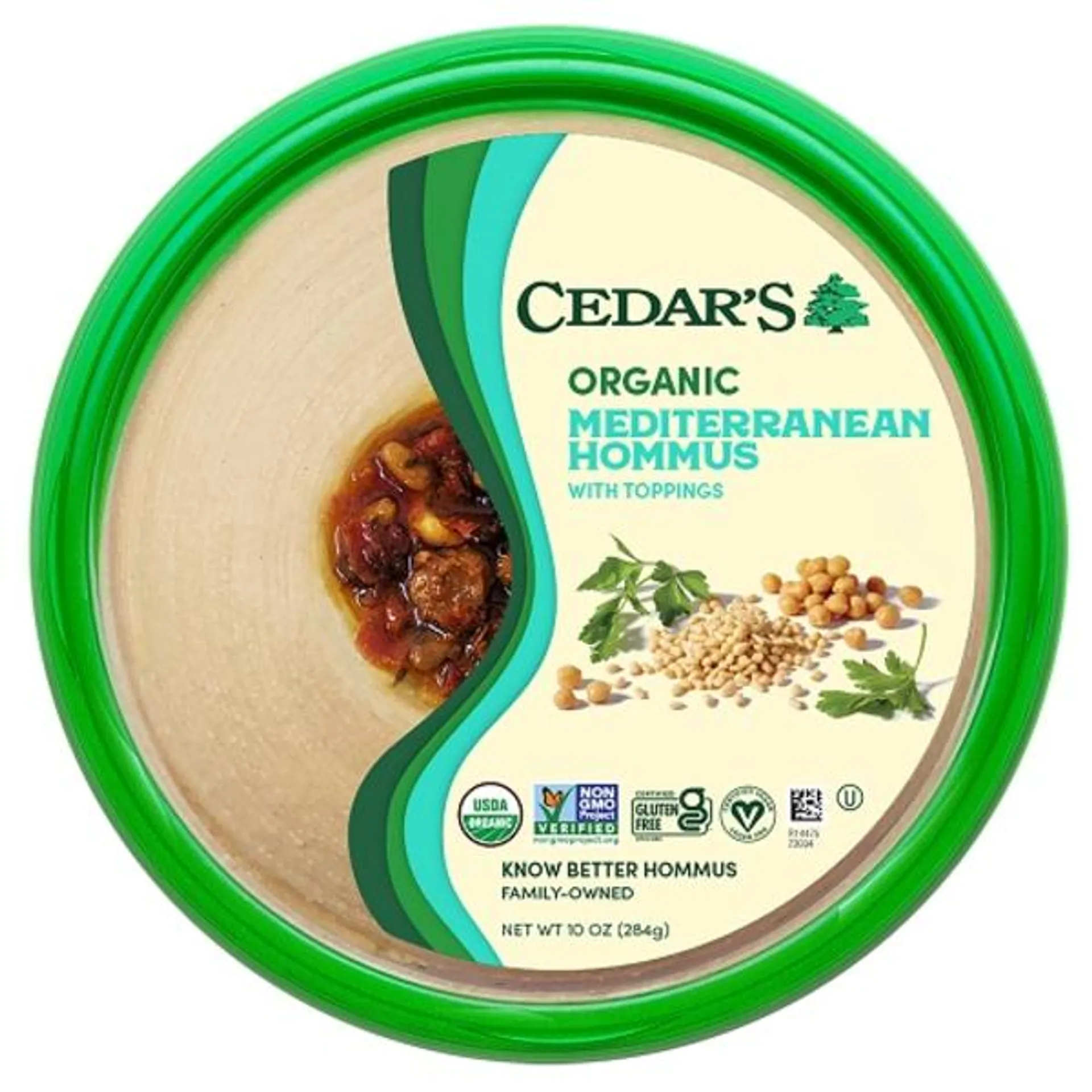 Cedar's Mediterranean Foods Organic Mediterranean Hommus