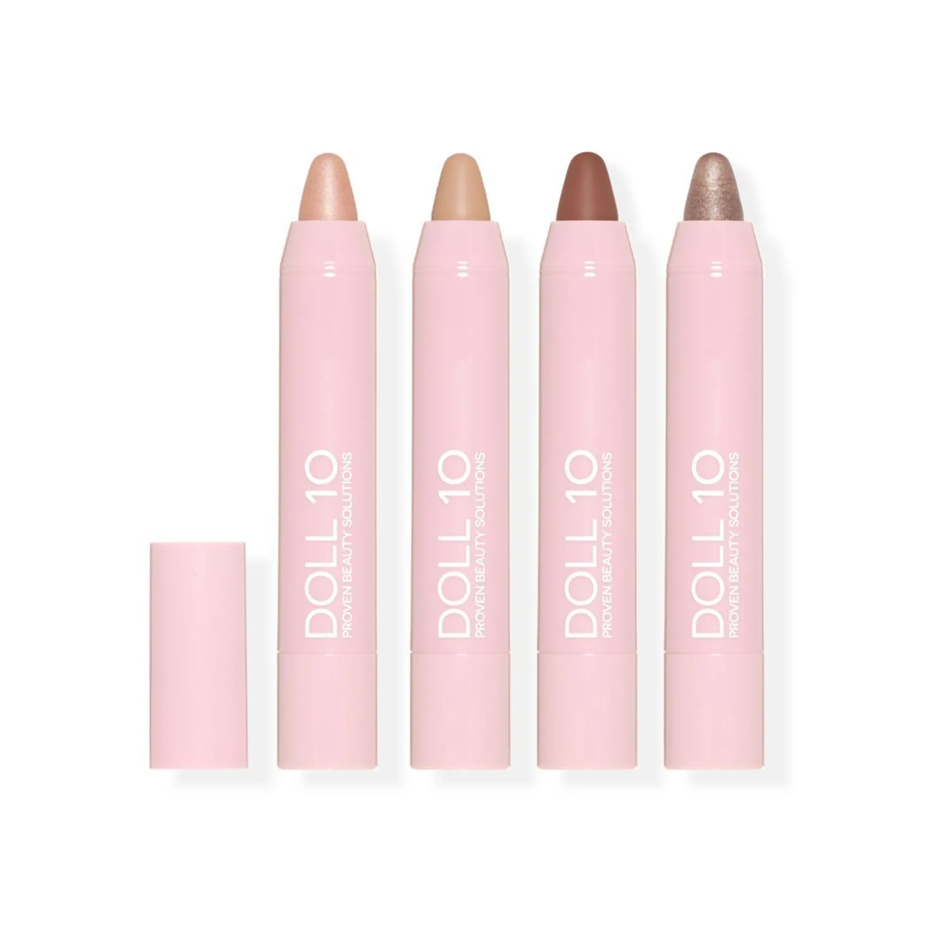 Doll 10 Beach Please 4-Piece Doll Pro Eye Crayon Collection