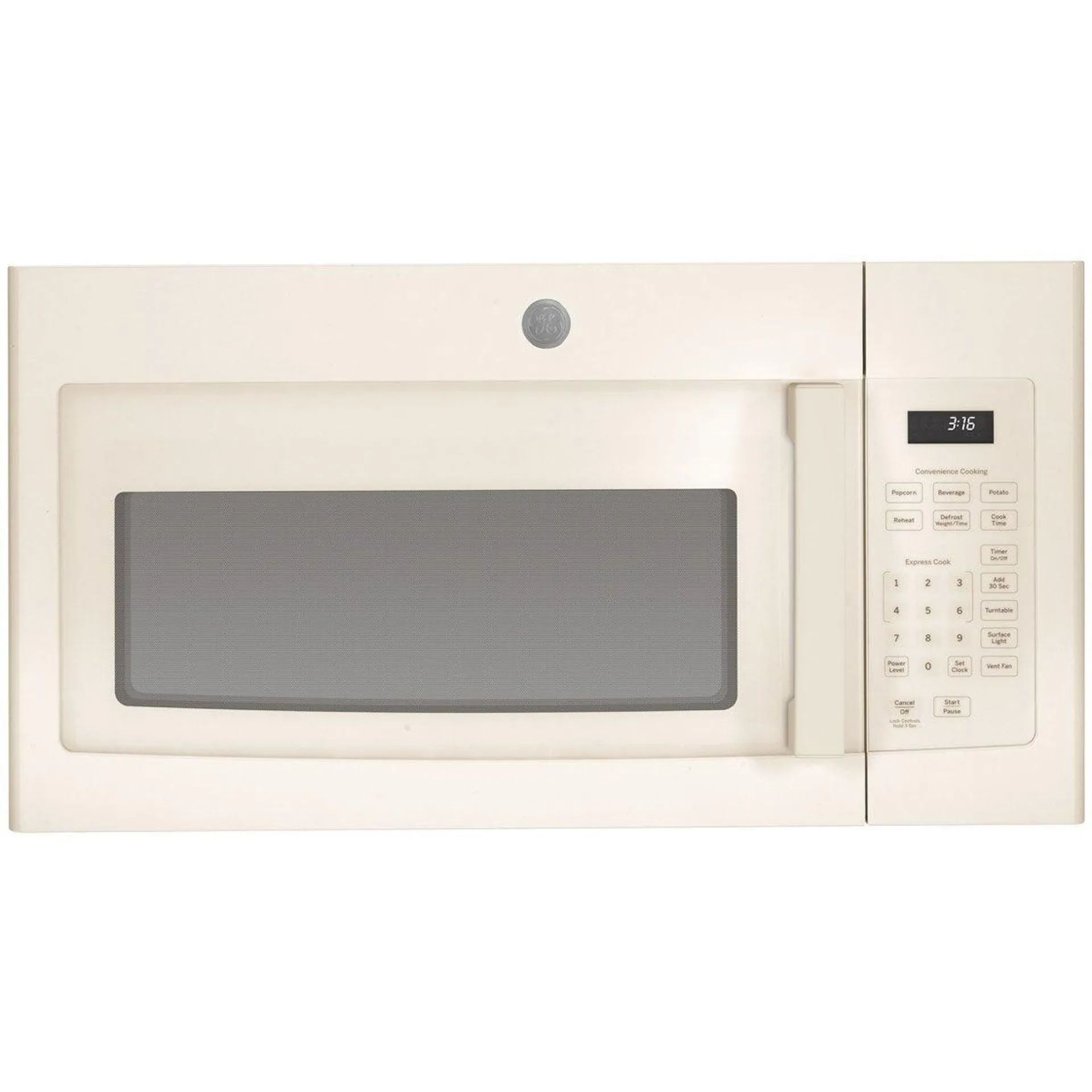 GE 1.6 Cu. Ft. Over-the-Range Microwave Oven, Bisque