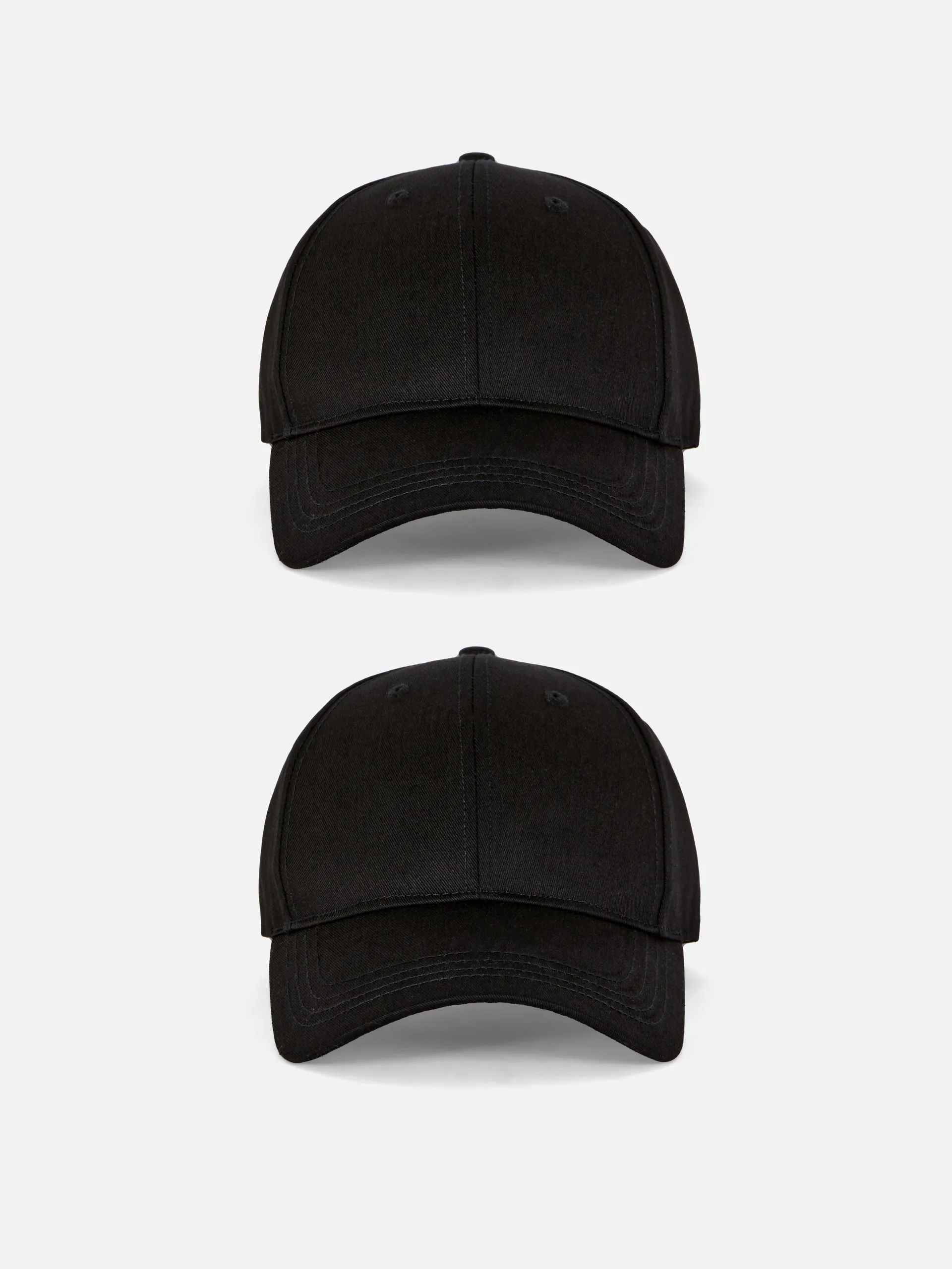 2-Pack Woven Baseball Caps