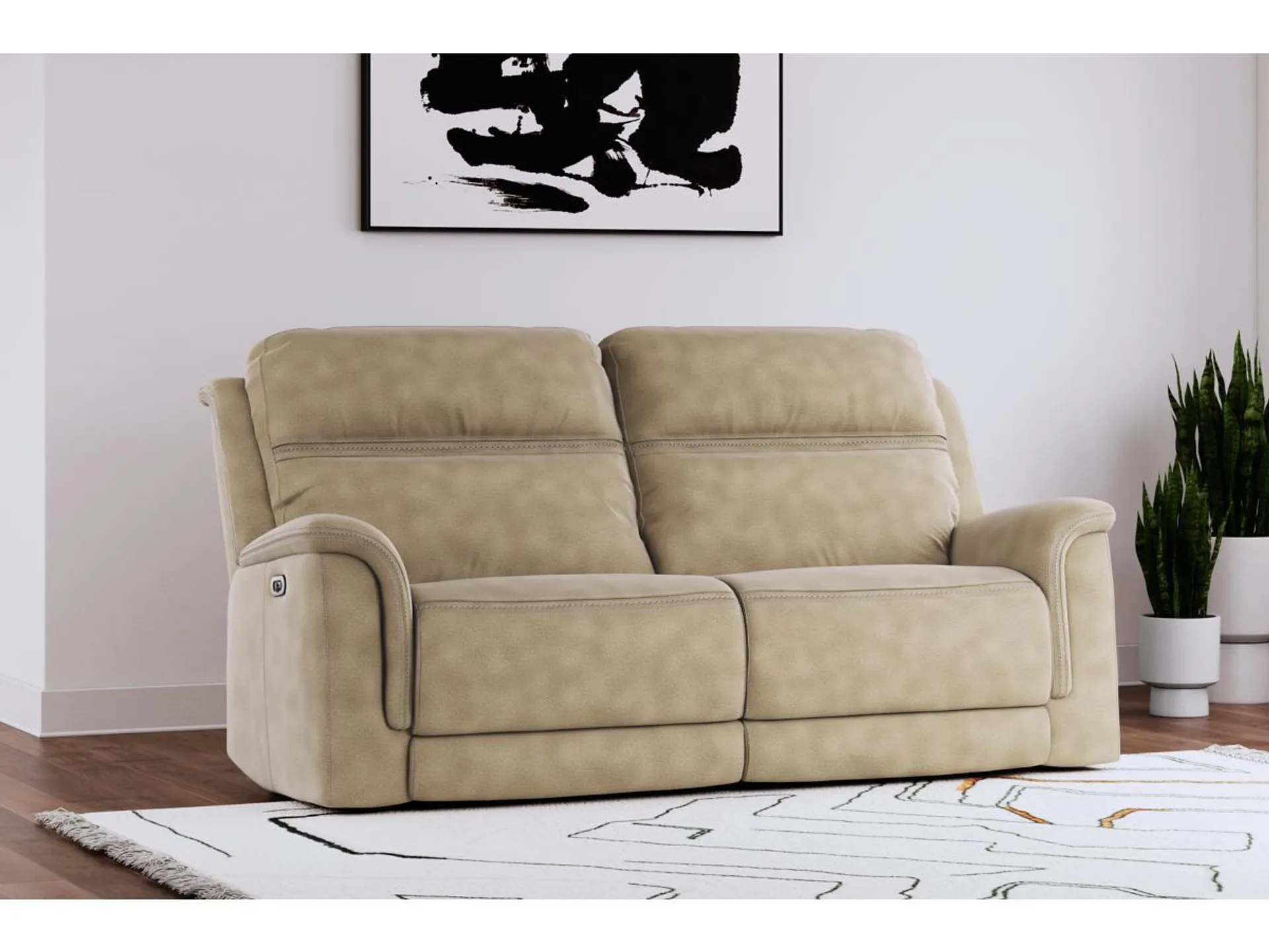 Next-Gen DuraPella Performance Fabric Dual Power Reclining Sofa