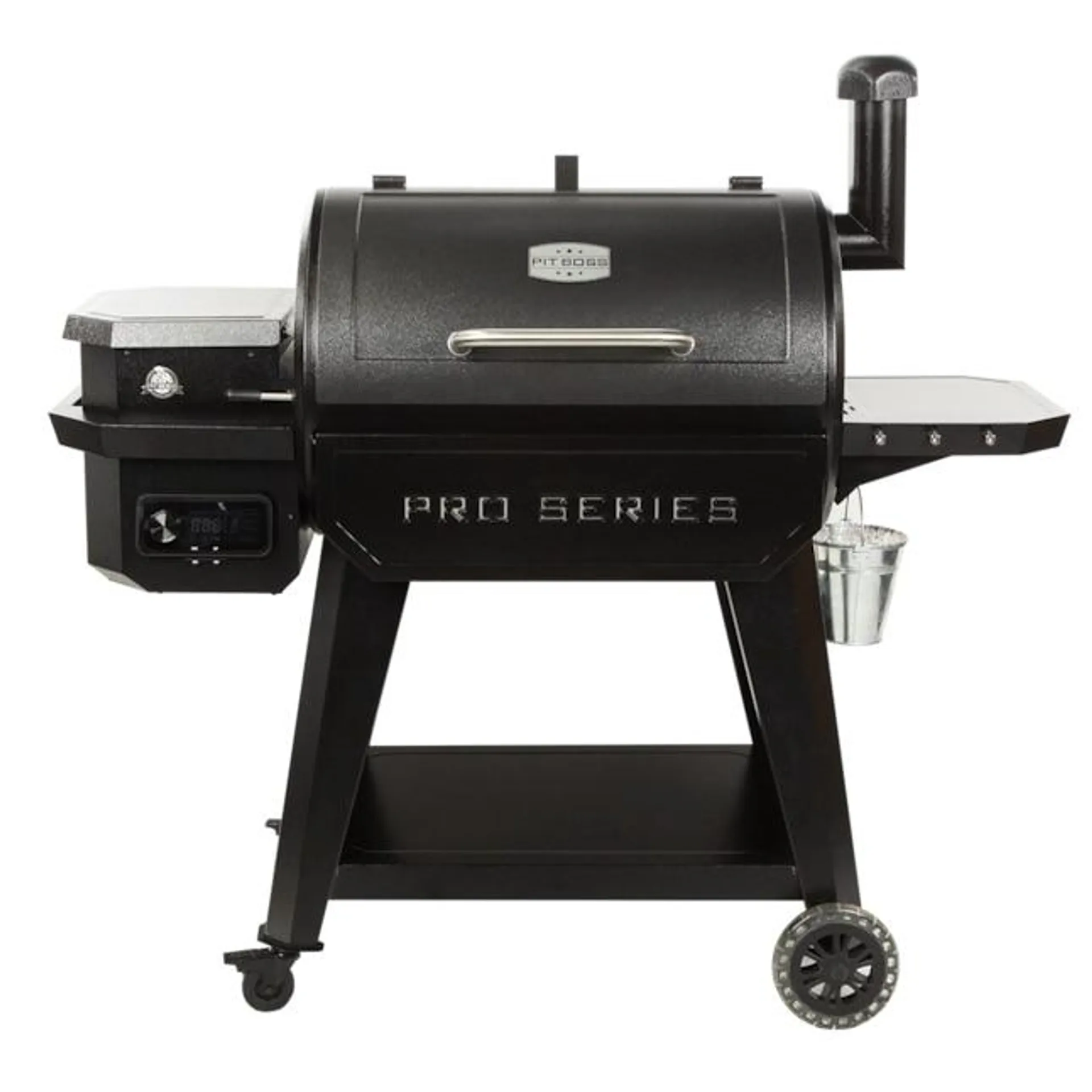 Pit Boss Pro Series 850-Sq in Hammertone Pellet Grill with smart compatibility