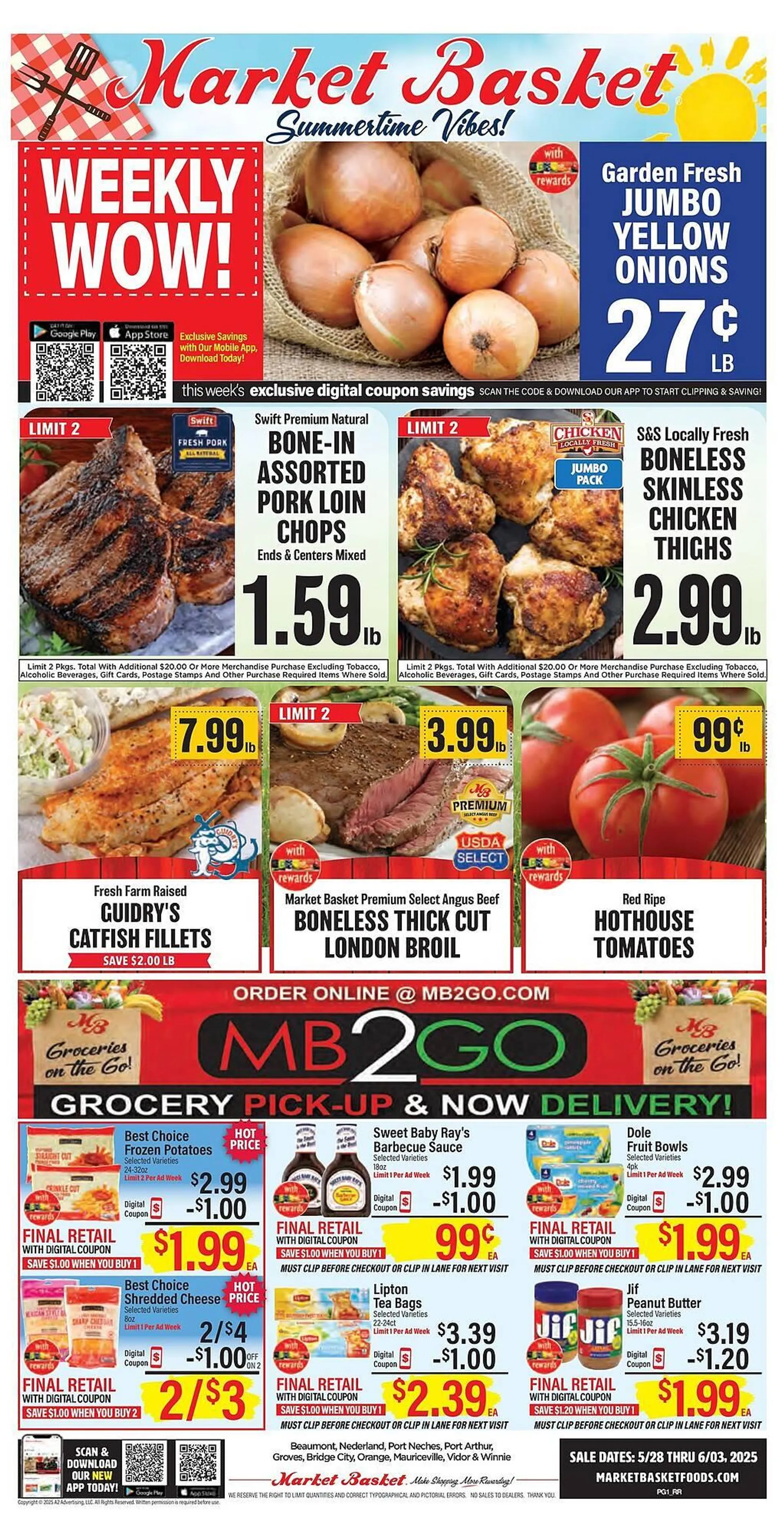 Weekly ad Market Basket Weekly Ad from May 28 to June 3 2025 - Page 1