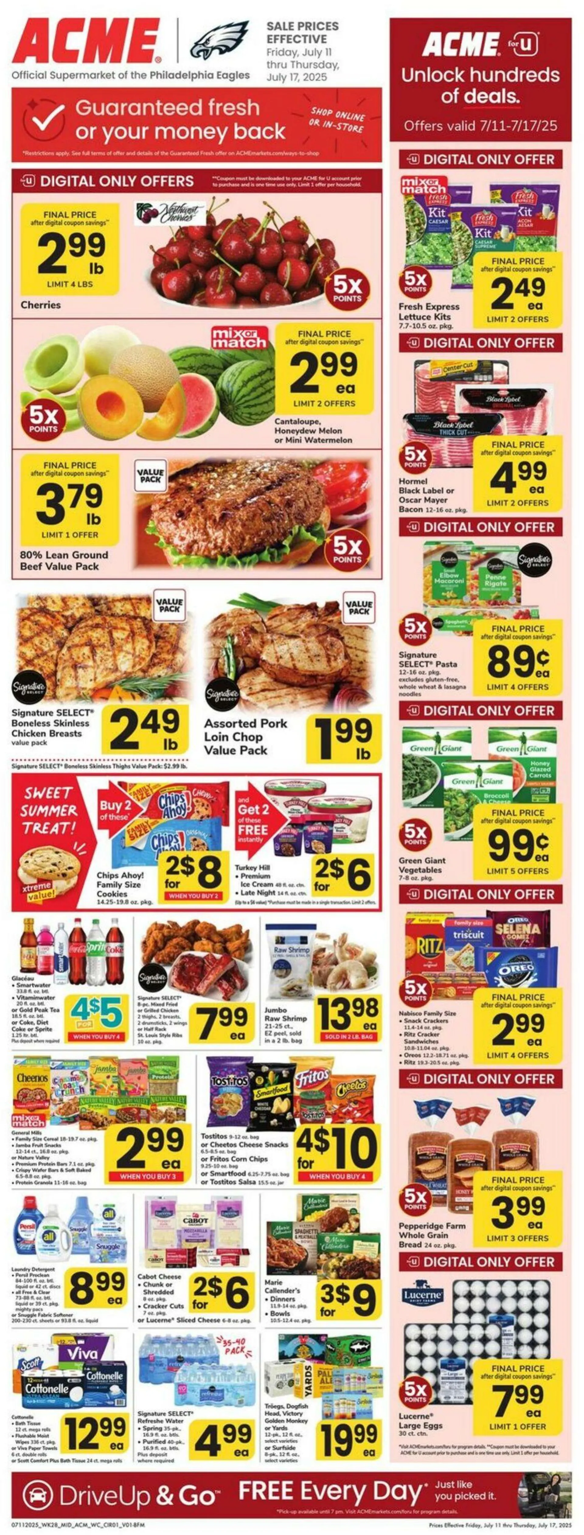 Weekly ad Acme Current weekly ad from July 11 to July 17 2025 - Page 1