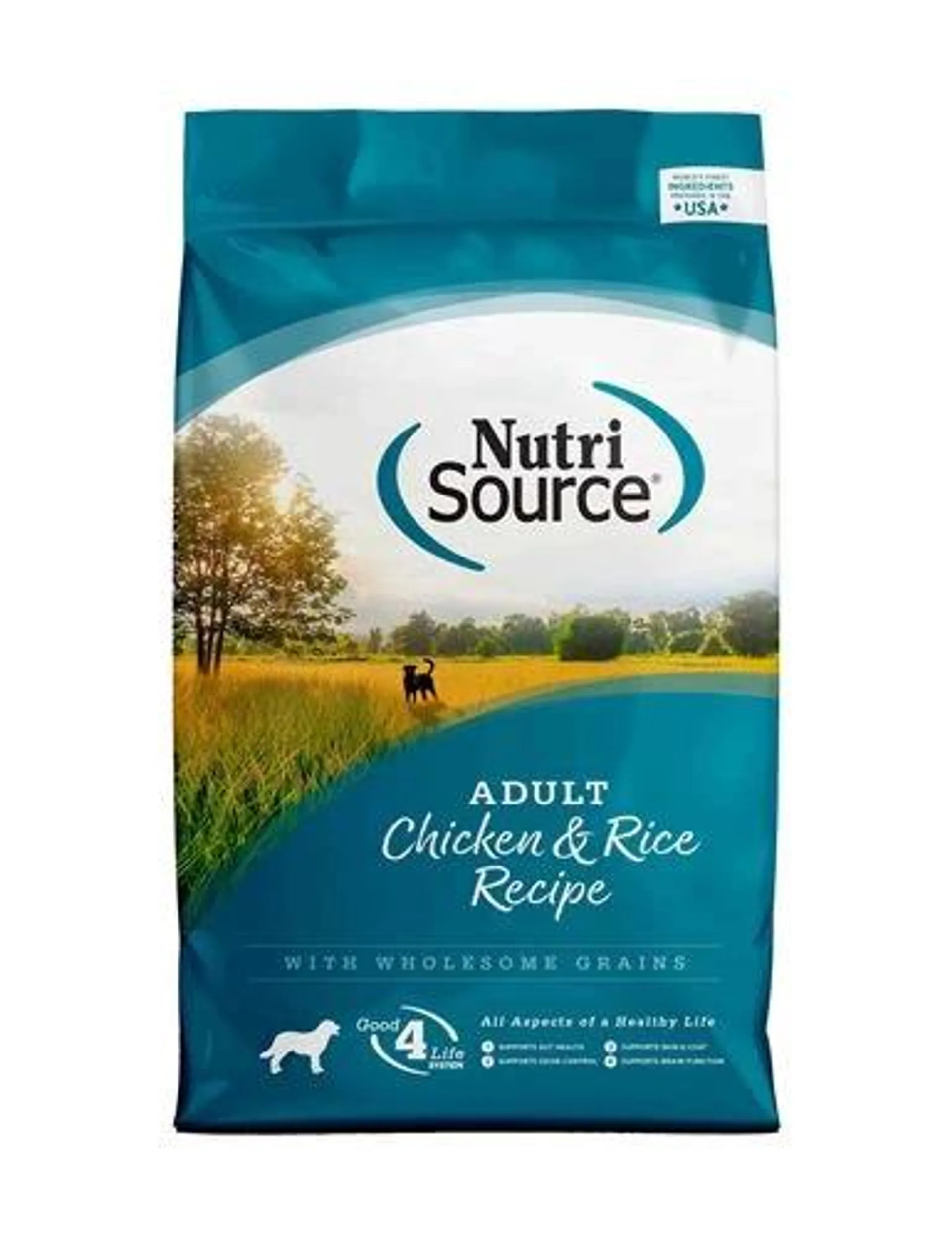 NutriSource Dry Dog Food, Chicken and Rice, 26 Pounds