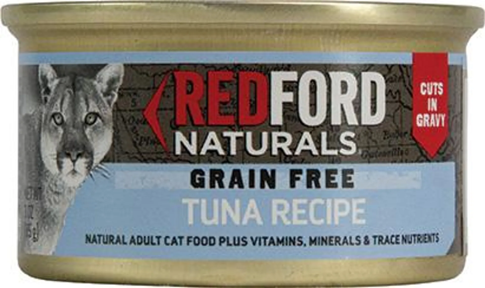 Redford Naturals Grain Free Cuts in Gravy Tuna Recipe Adult Cat Food, 3 Ounces