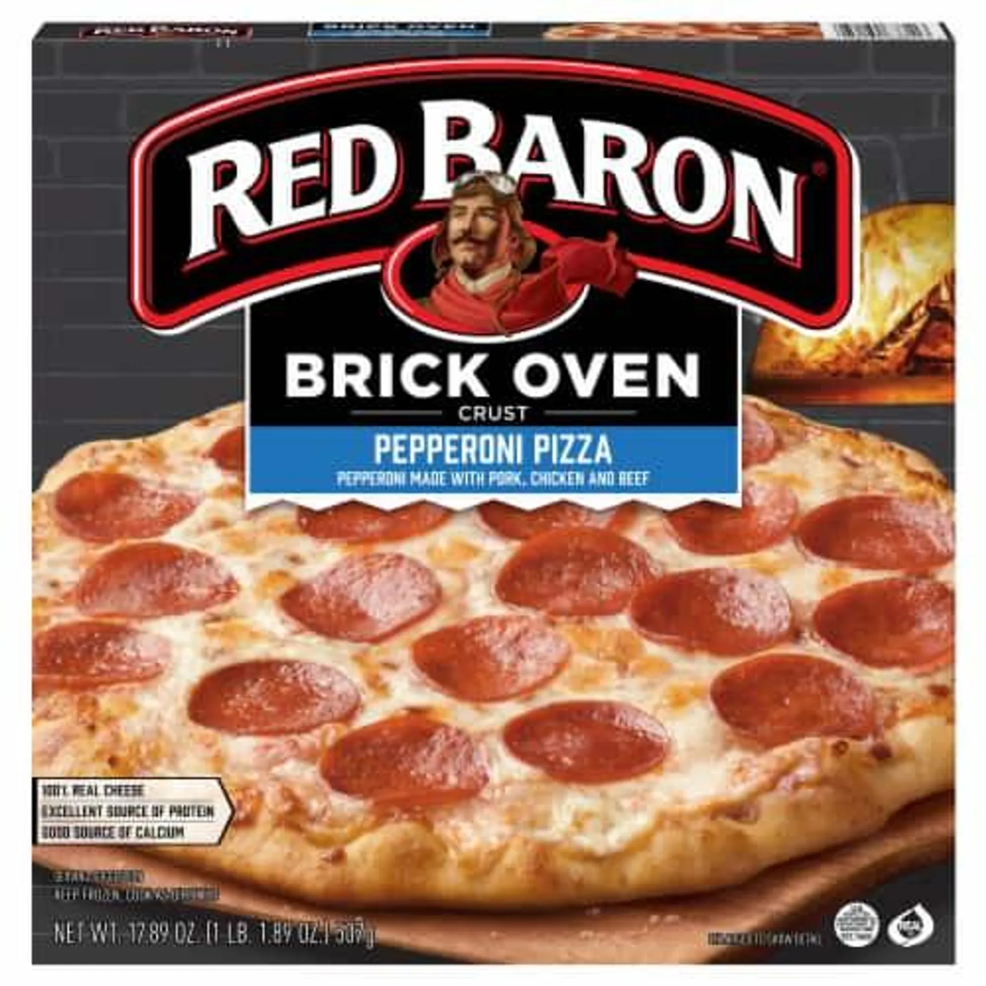 Red Baron Pepperoni Brick Oven Frozen Pizza