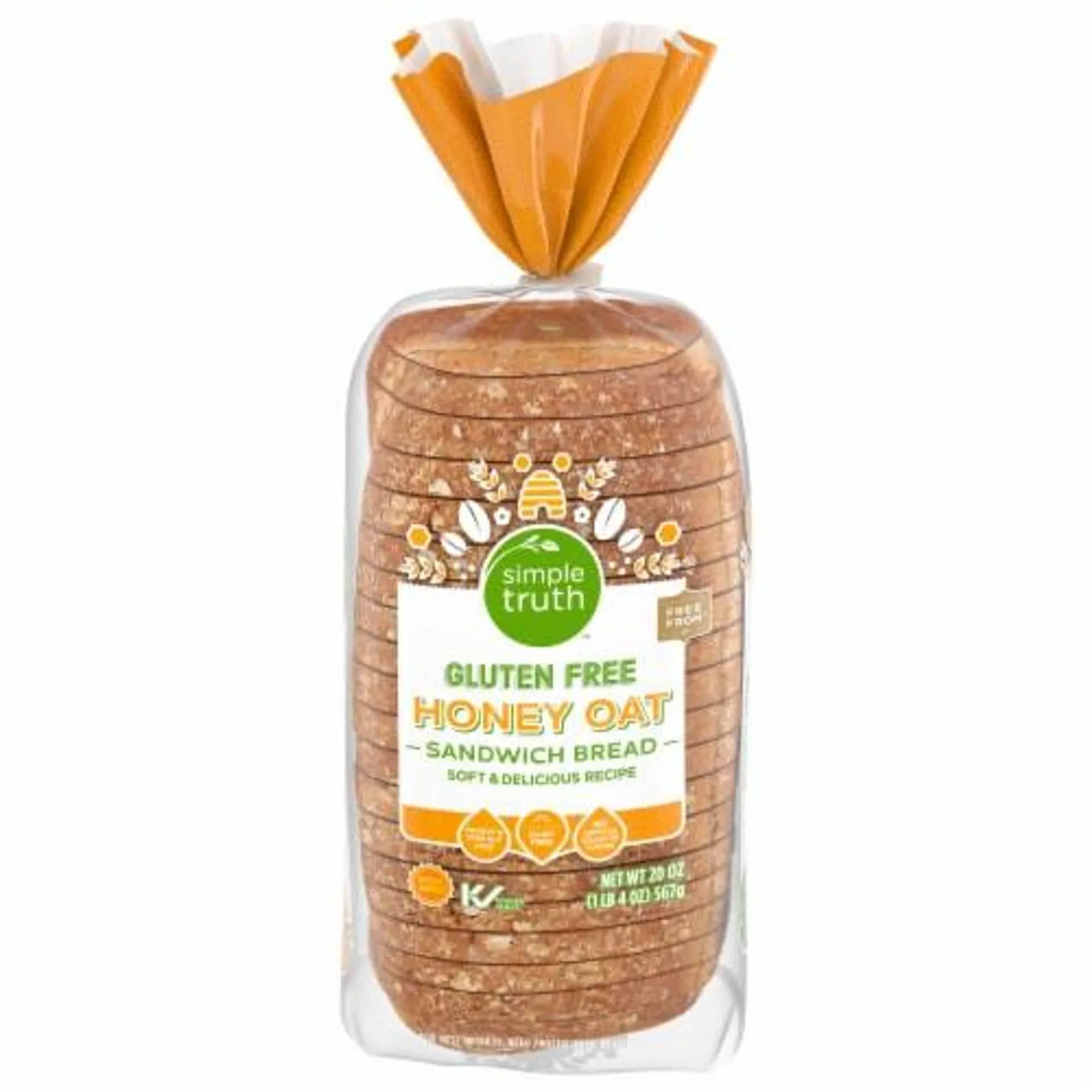 Simple Truth™ Gluten Free Honey Oat Frozen Bread