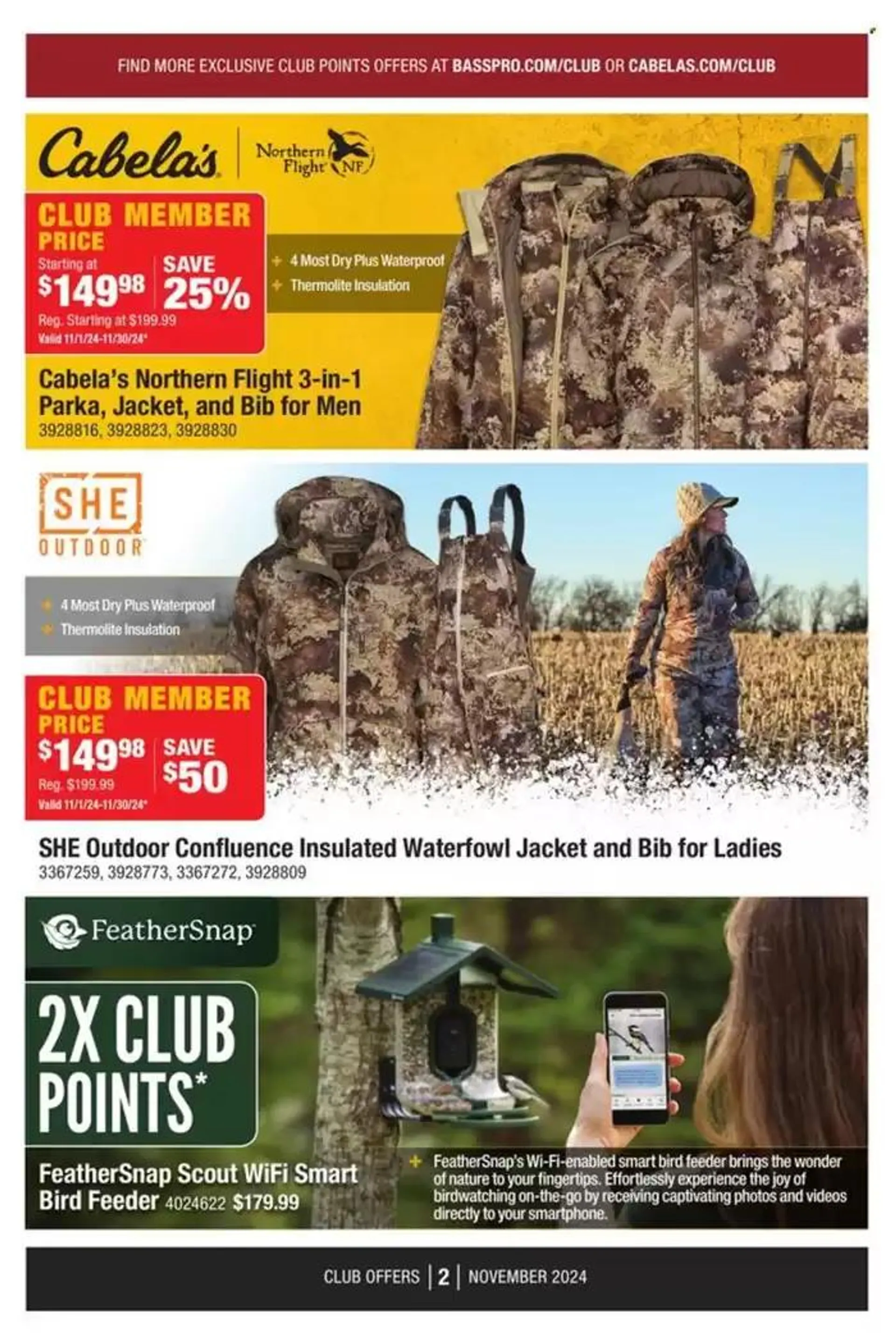 Weekly ad Cabela's Weekly ad from November 1 to November 30 2024 - Page 2