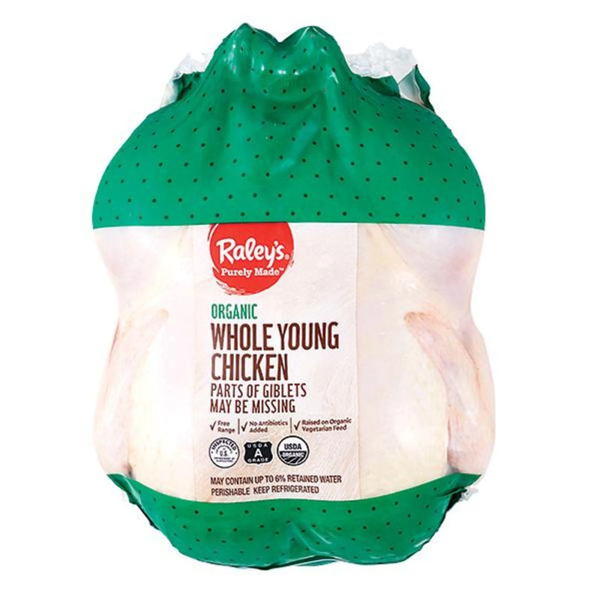 Raley's Purely Made Organic Whole Chicken