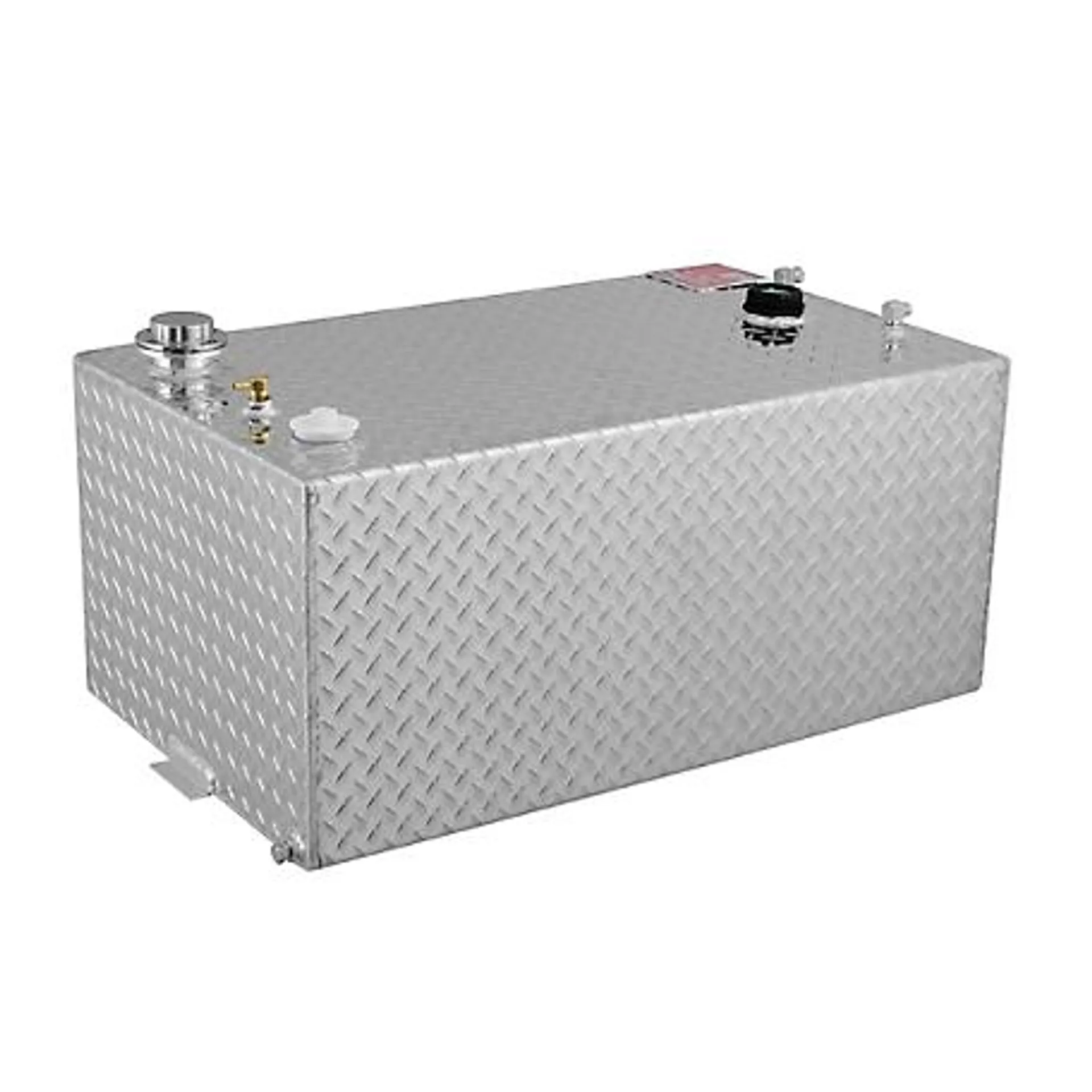 RDS 55 gal. Rectangular Fuel Transfer Tank Diamond Plate