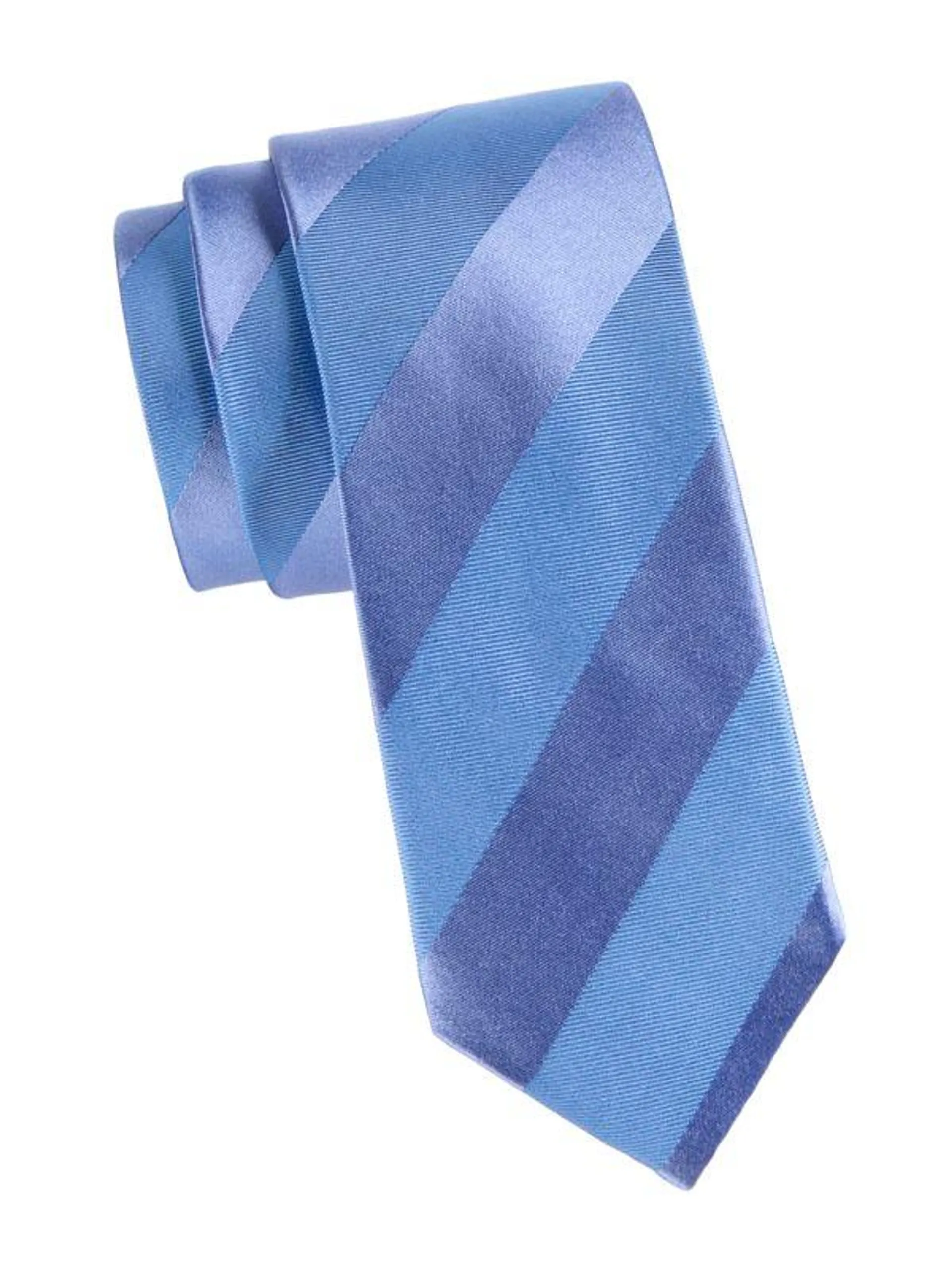 Tone On Tone Striped Silk Tie