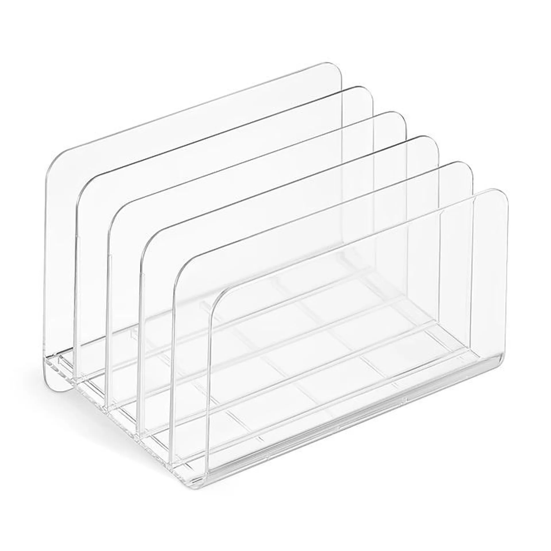 TRU RED™ 5-Compartment Plastic Desk Organizer,